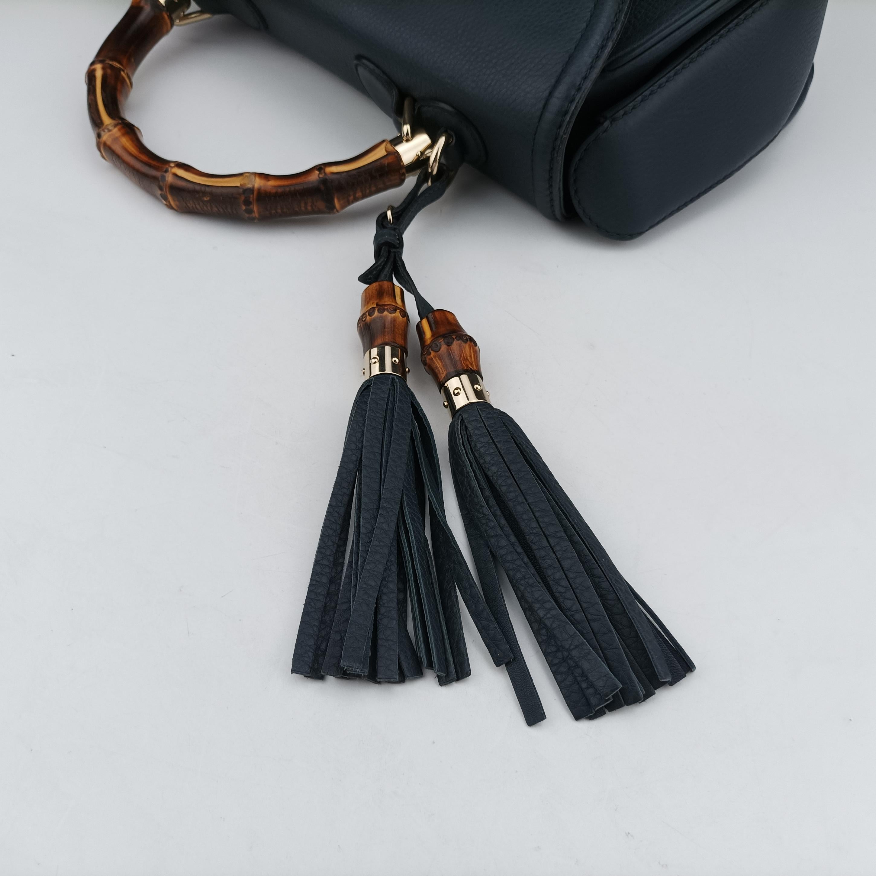 New Bamboo Navy Leather 254884 I7236631ニューバンブー ネイビー レザー 254884 I7236631