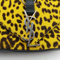 Monogram Leopard Print Baby Punk Chain Yellow x Black x Multicolor ponyhair 401648 CLD401648.0715モノグラム レオパードプリント ベビーパンクチェーン イエロー×ブラック×マルチカラー ハラコ 401648 CLD401648.0715