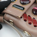 Jeweled Mini Stitch Baguette beige×Multicolour Leather 8BT135 2579-8BT135 YX8-088ジュエルドミニステッチバゲット ベージュ×マルチカラー レザー 8BT135 2579-8BT135 YX8-088