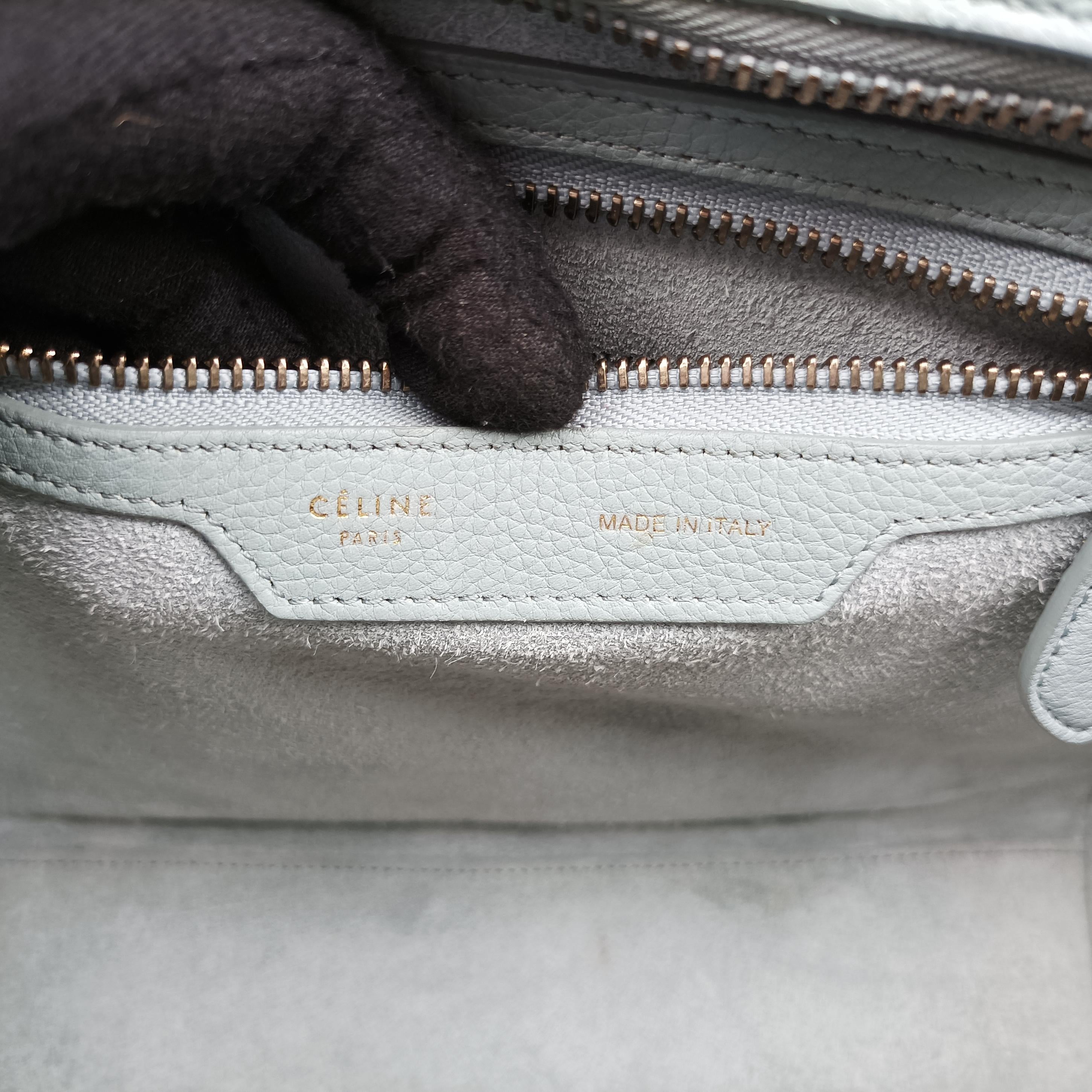 Luggage Micro shopper Blue Leather U-GA-0147ラゲージマイクロショッパー ブルー レザー U-GA-0147