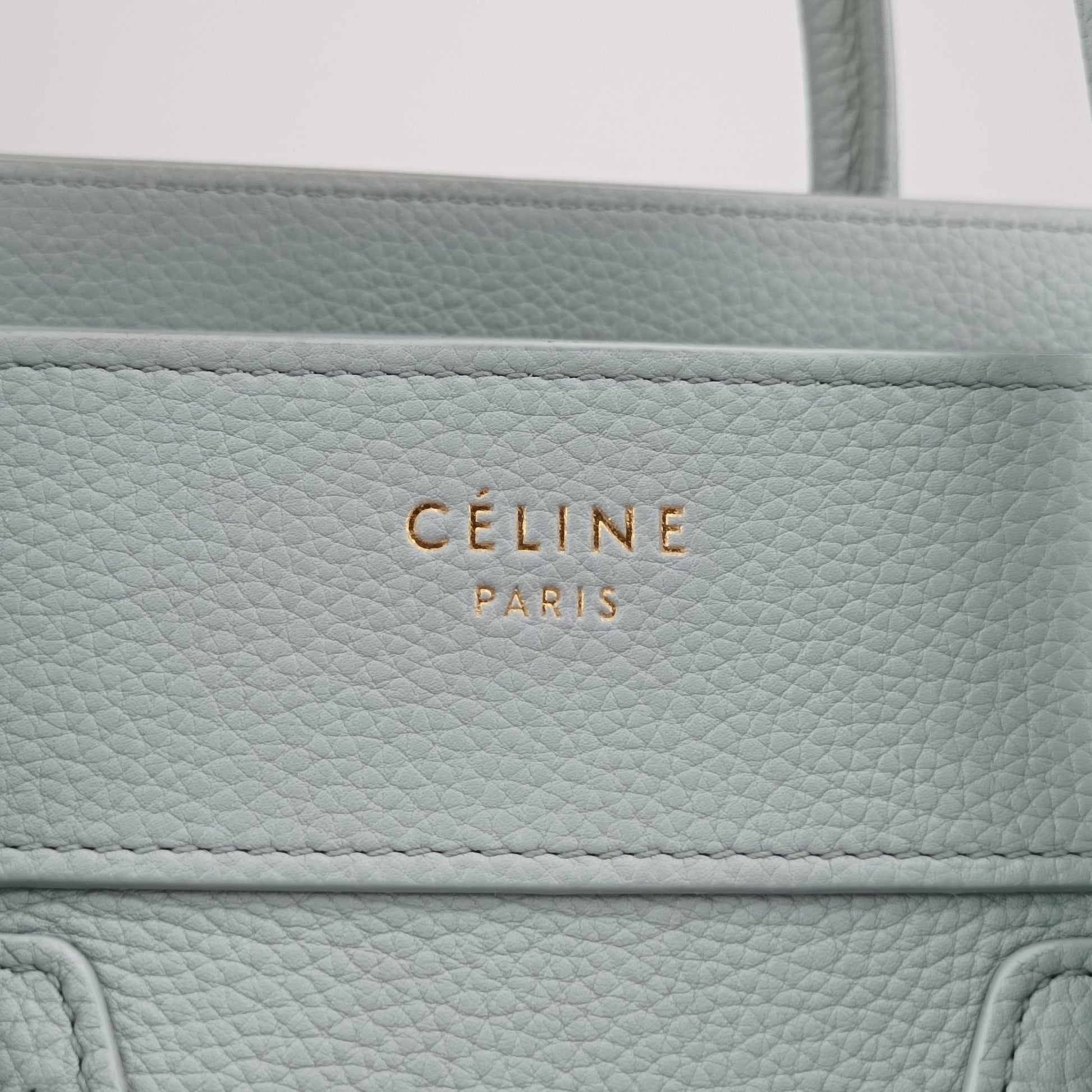 Luggage Micro shopper Blue Leather U-GA-0147ラゲージマイクロショッパー ブルー レザー U-GA-0147