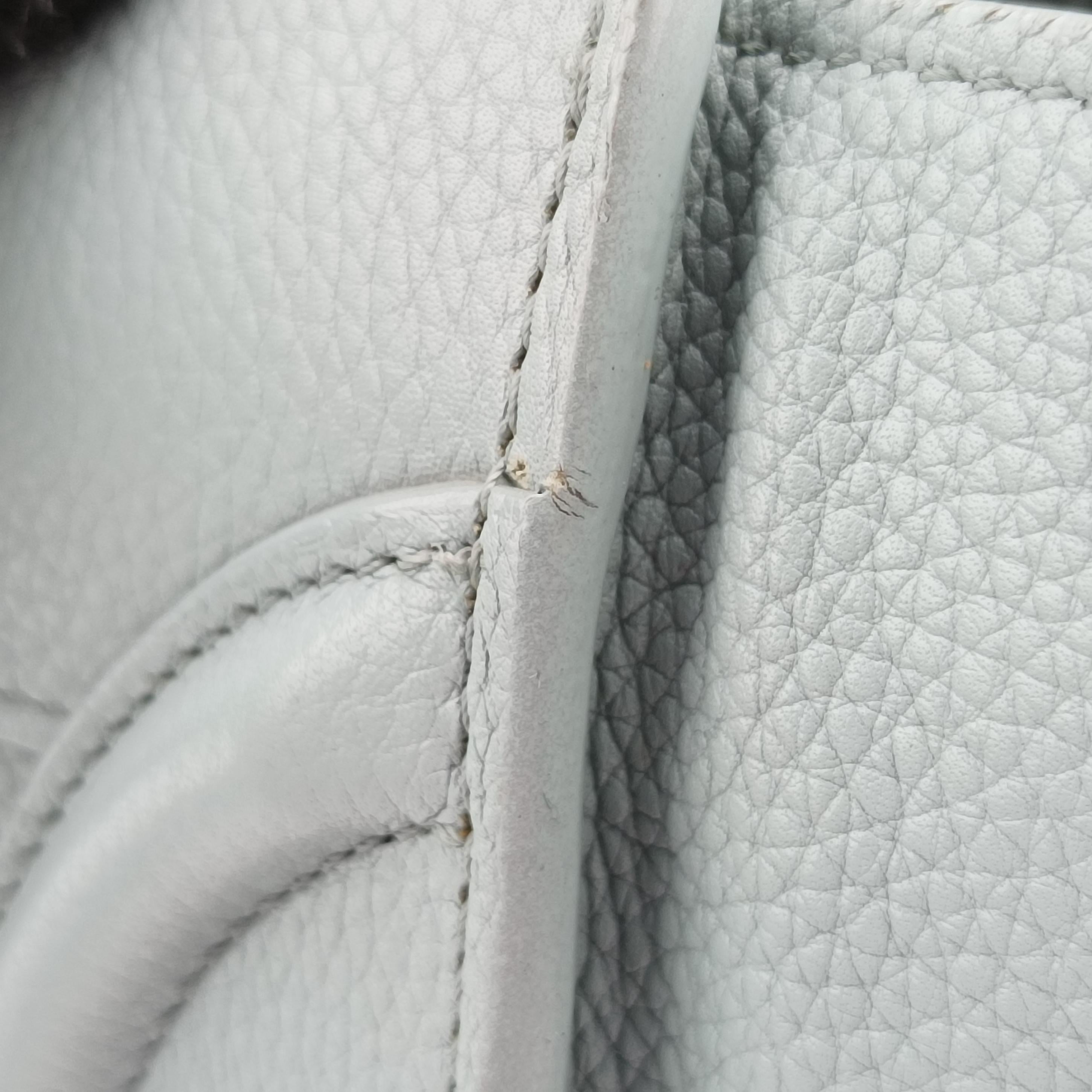 Luggage Micro shopper Blue Leather U-GA-0147ラゲージマイクロショッパー ブルー レザー U-GA-0147