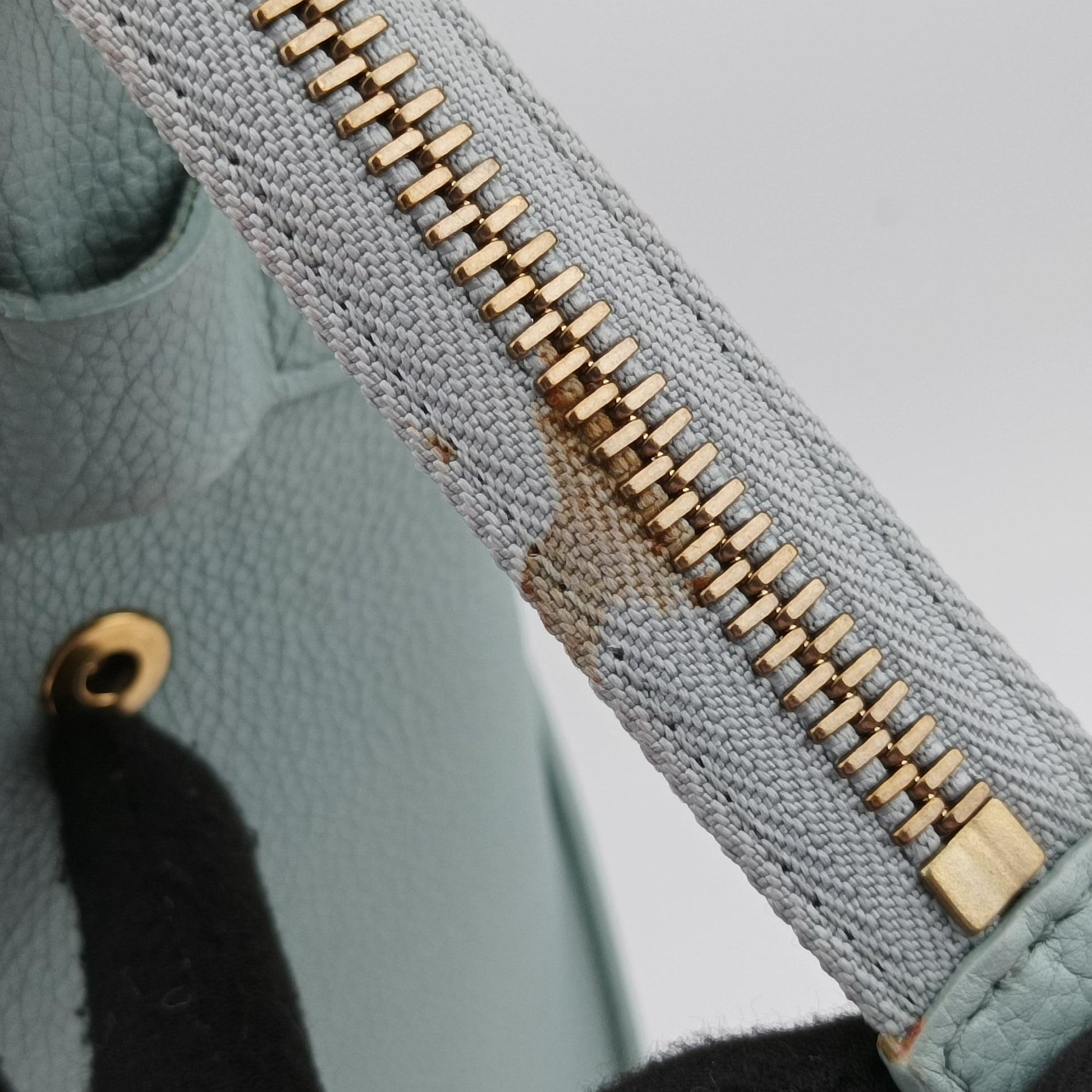 Luggage Micro shopper Blue Leather U-GA-0147ラゲージマイクロショッパー ブルー レザー U-GA-0147