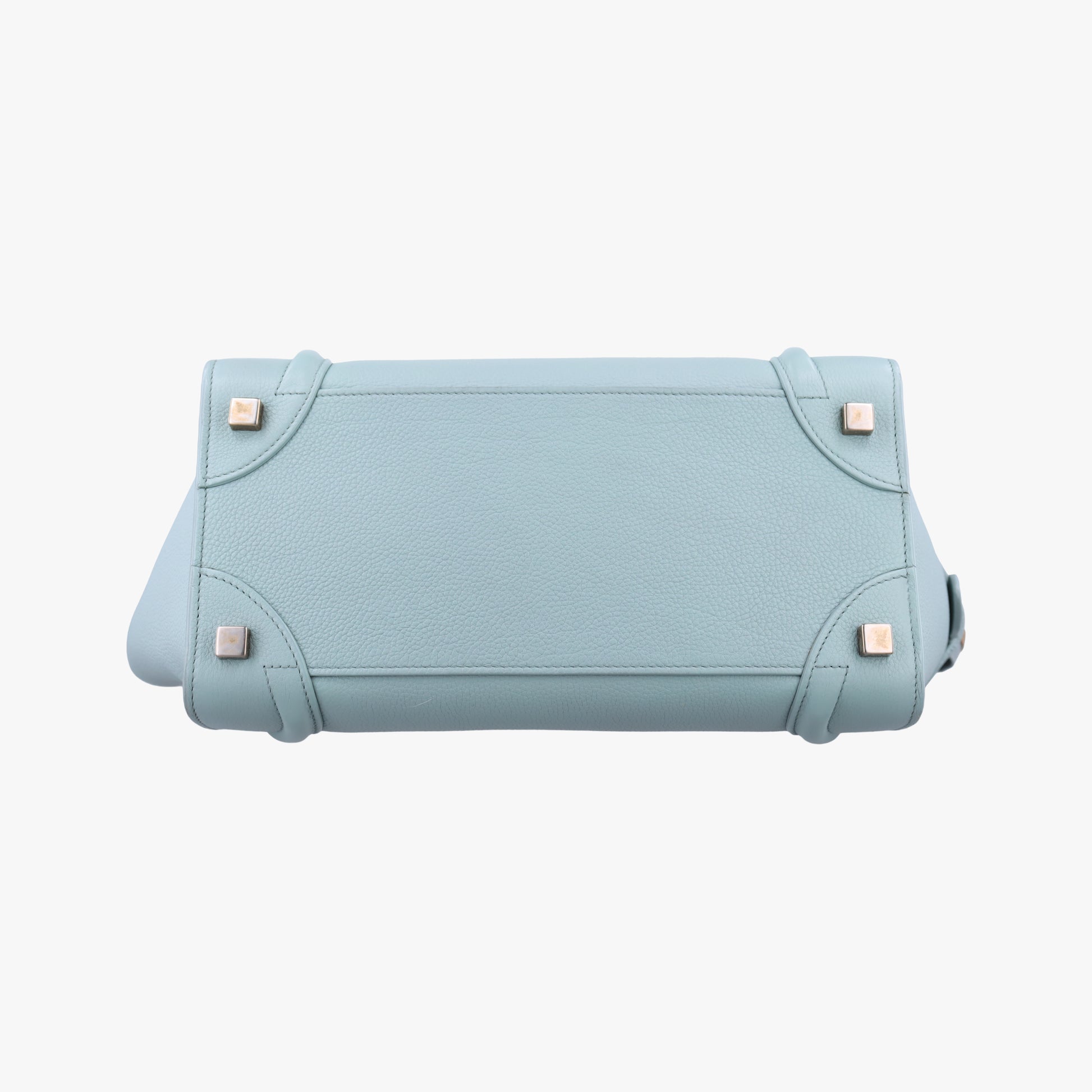 Luggage Micro shopper Blue Leather U-GA-0147ラゲージマイクロショッパー ブルー レザー U-GA-0147