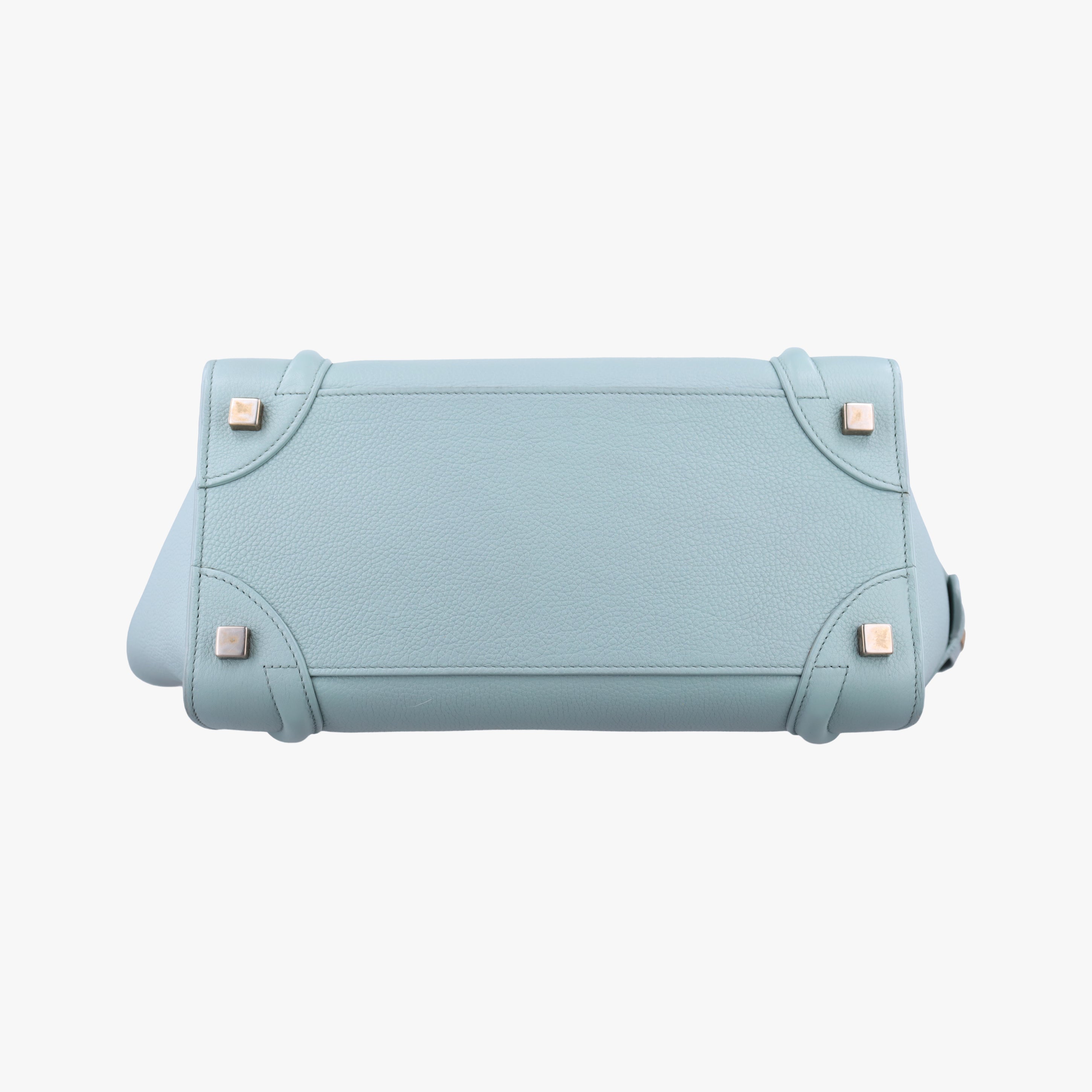 Luggage Micro shopper Blue Leather U-GA-0147ラゲージマイクロショッパー ブルー レザー U-GA-0147