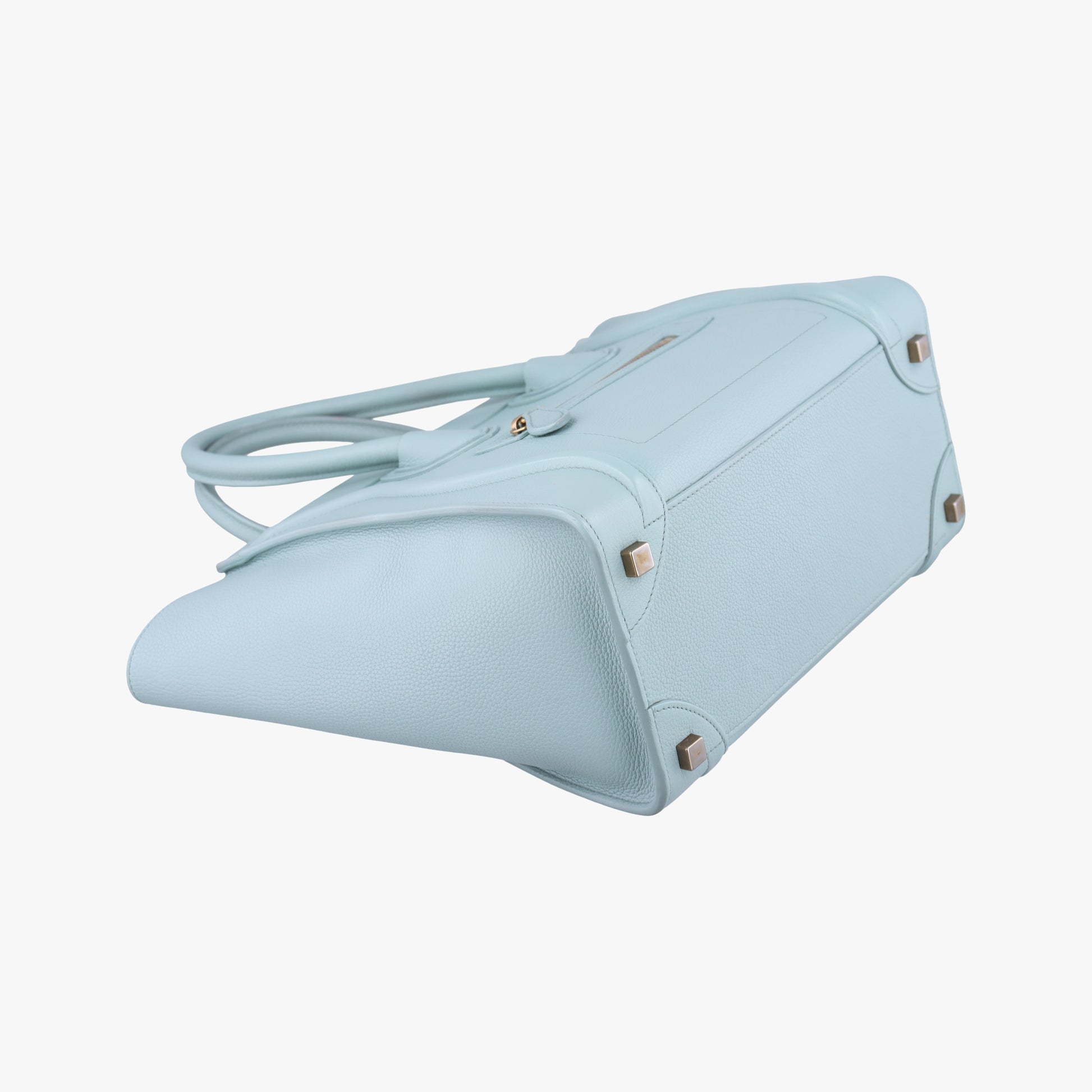 Luggage Micro shopper Blue Leather U-GA-0147ラゲージマイクロショッパー ブルー レザー U-GA-0147