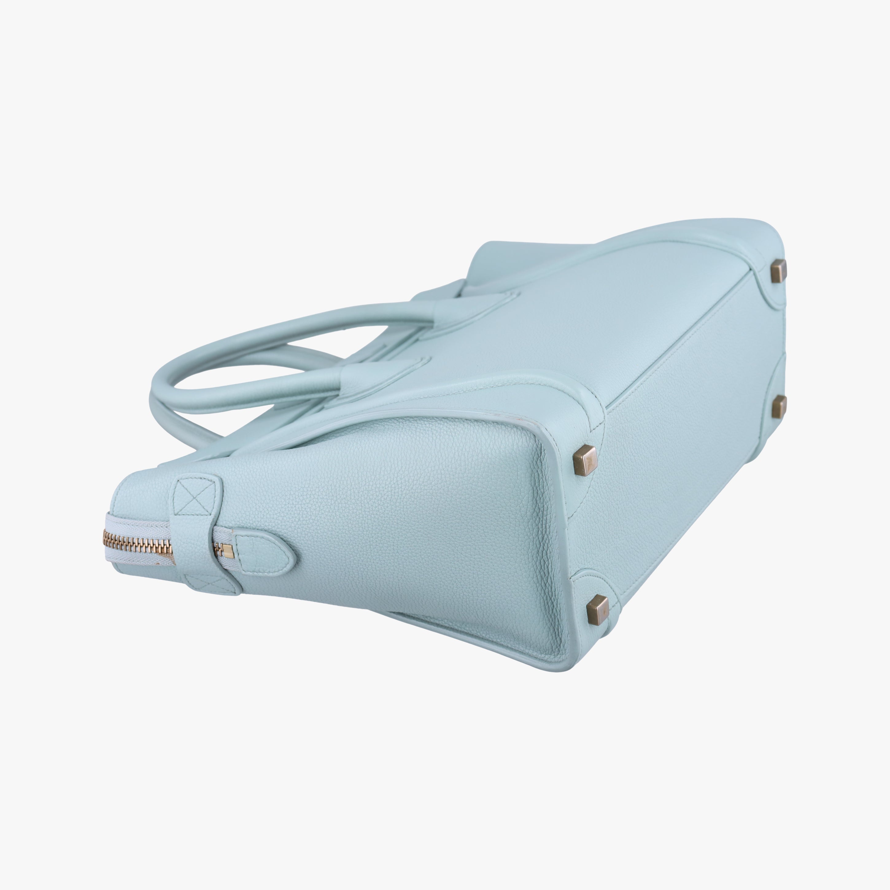 Luggage Micro shopper Blue Leather U-GA-0147ラゲージマイクロショッパー ブルー レザー U-GA-0147