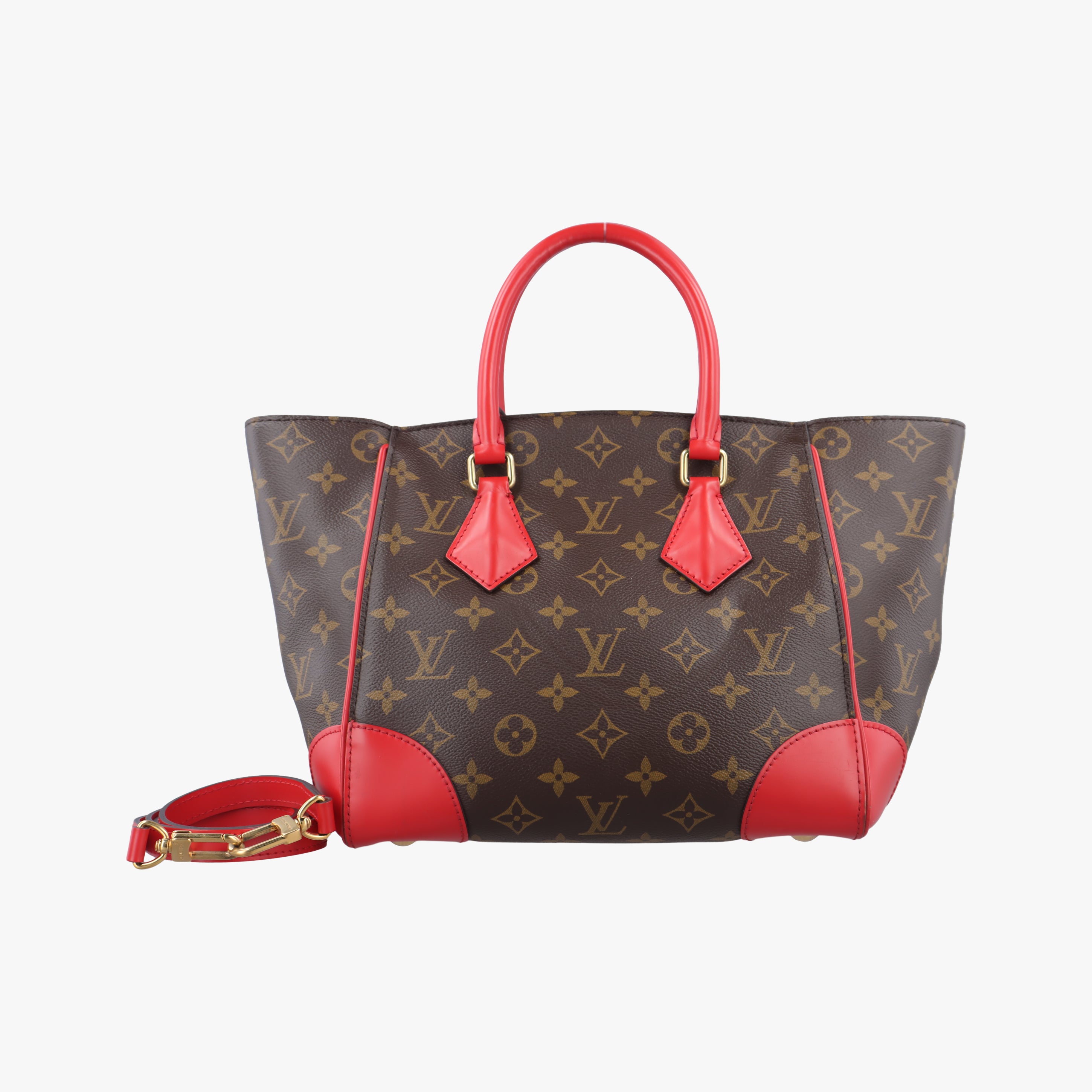 PHENIX PM brown×COQUELICOT Monogram Canvas×calf leather M41537 CA5105フェニックスPM モノグラム/ブラウン系×コクリコ モノグラムキャンバス×カーフレザー M41537 CA5105