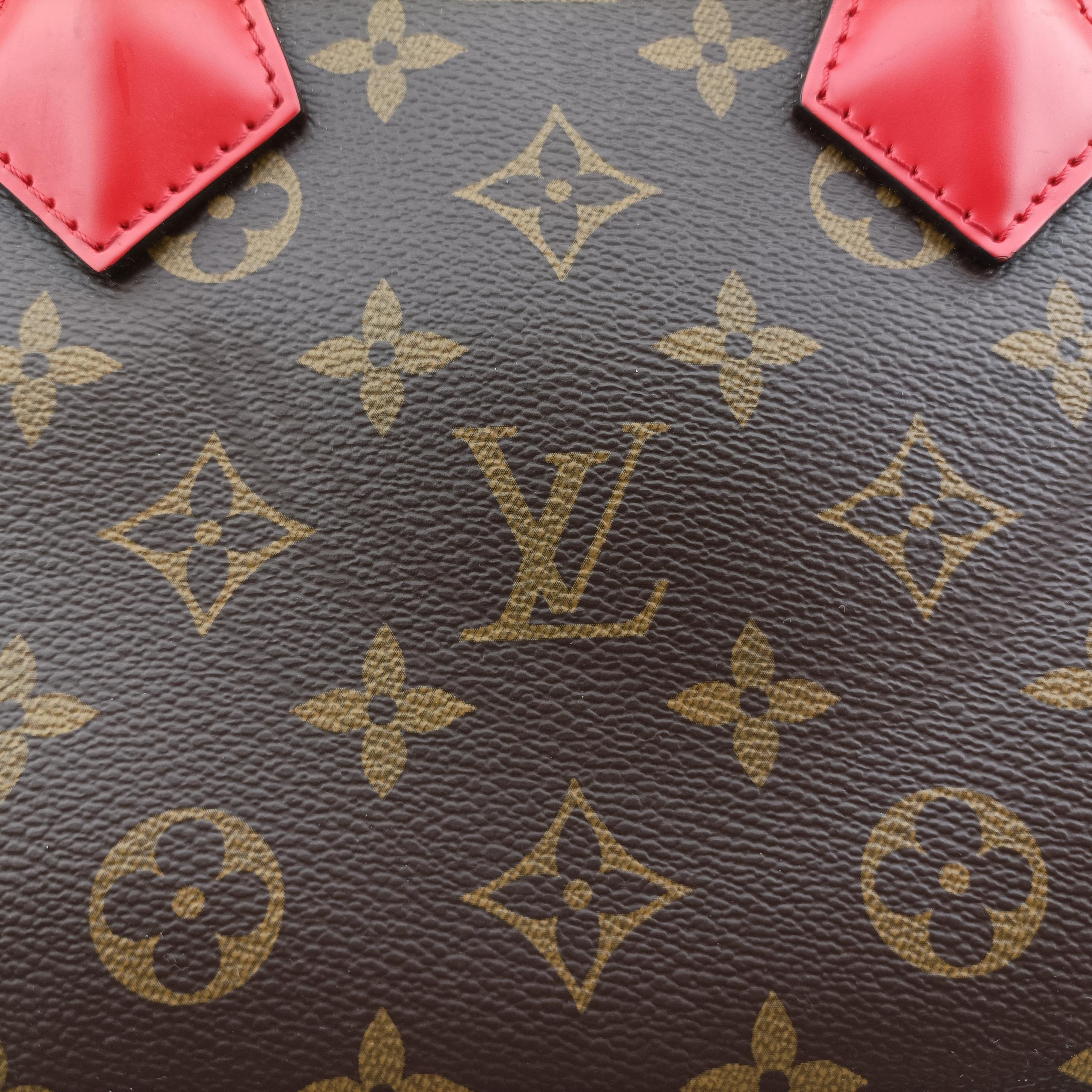 PHENIX PM brown×COQUELICOT Monogram Canvas×calf leather M41537 CA5105フェニックスPM モノグラム/ブラウン系×コクリコ モノグラムキャンバス×カーフレザー M41537 CA5105