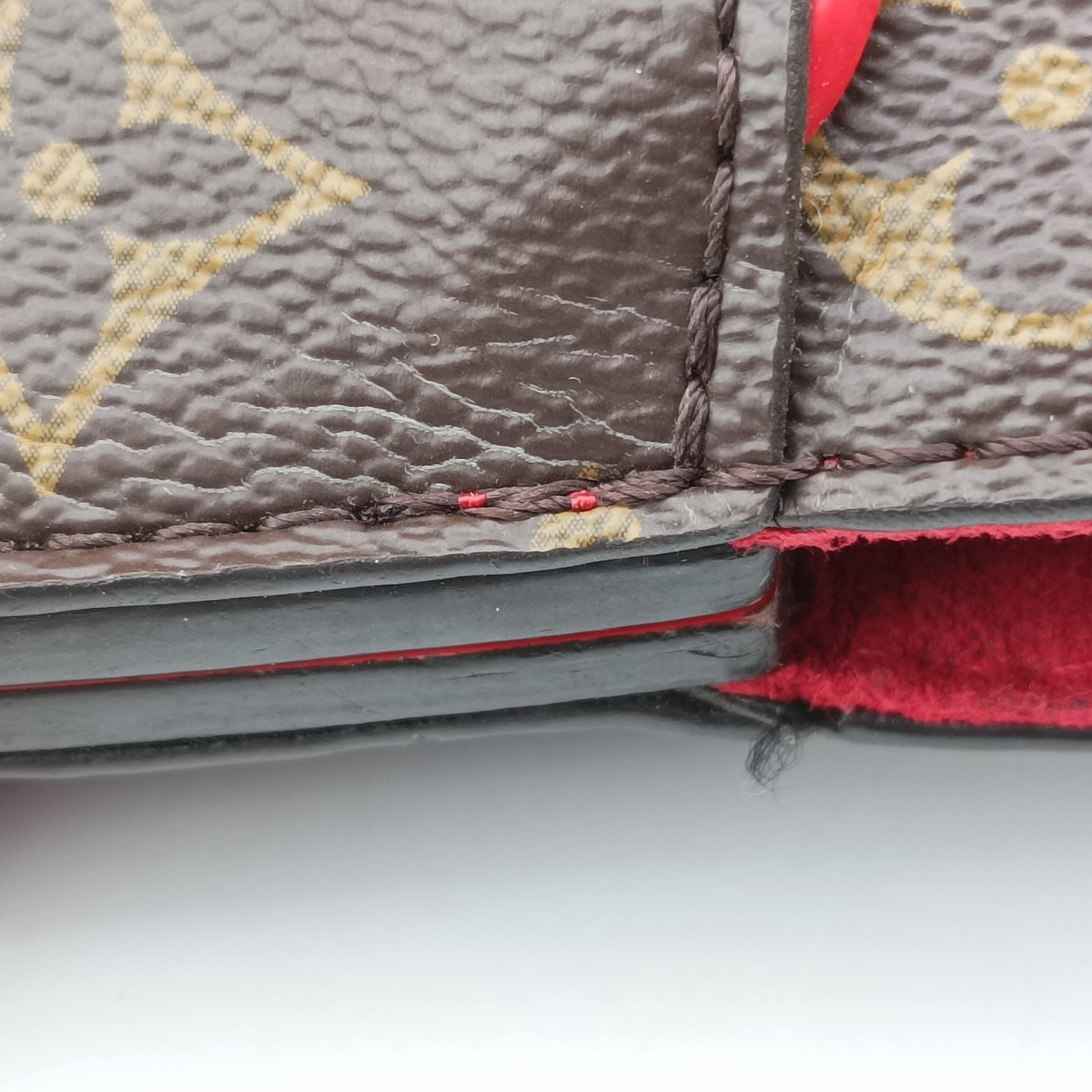 PHENIX PM brown×COQUELICOT Monogram Canvas×calf leather M41537 CA5105フェニックスPM モノグラム/ブラウン系×コクリコ モノグラムキャンバス×カーフレザー M41537 CA5105