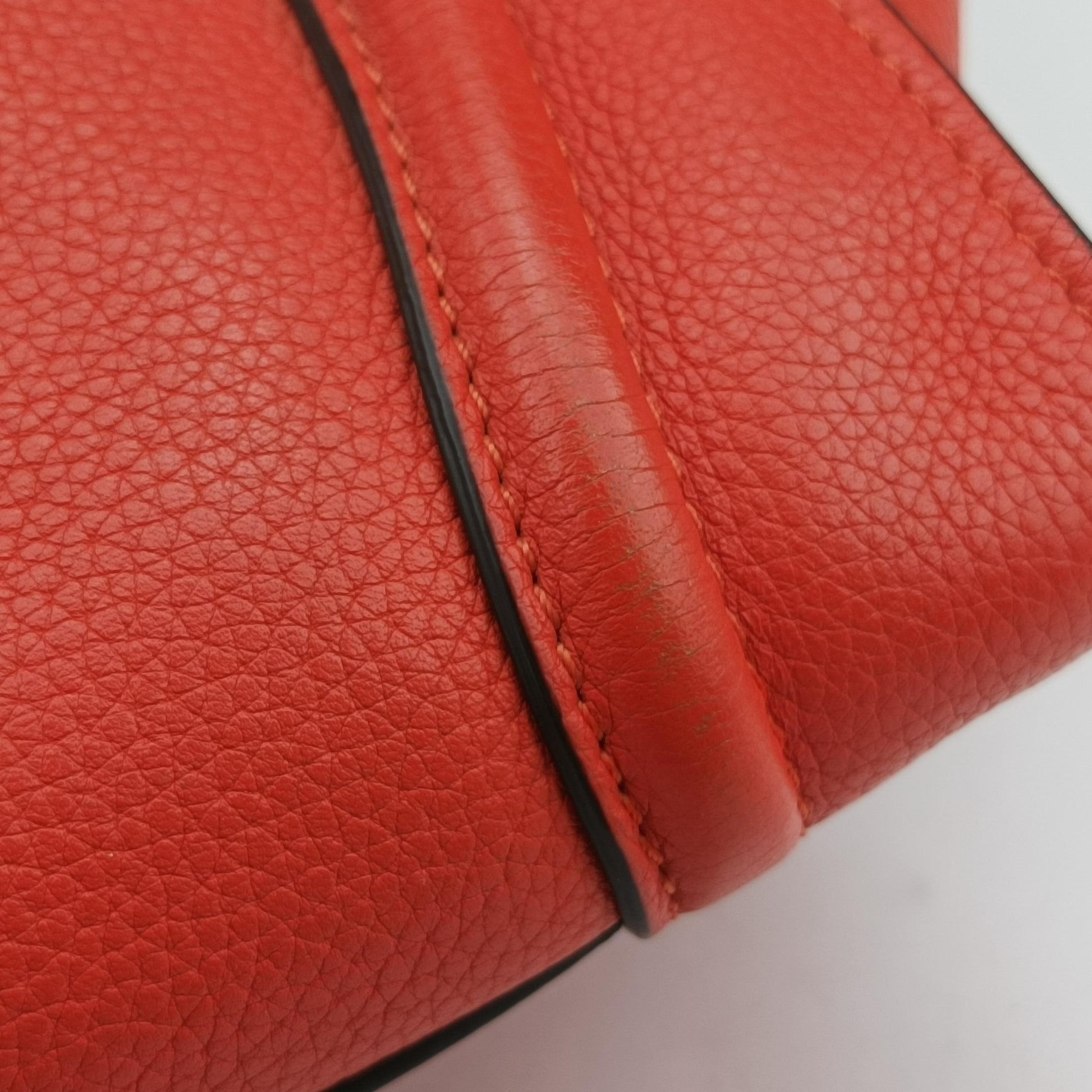 Luggage Mini Shopper Red Leather S-SA-0191 S-CU-1101ラゲージミニショッパー レッド レザー S-SA-0191 S-CU-1101