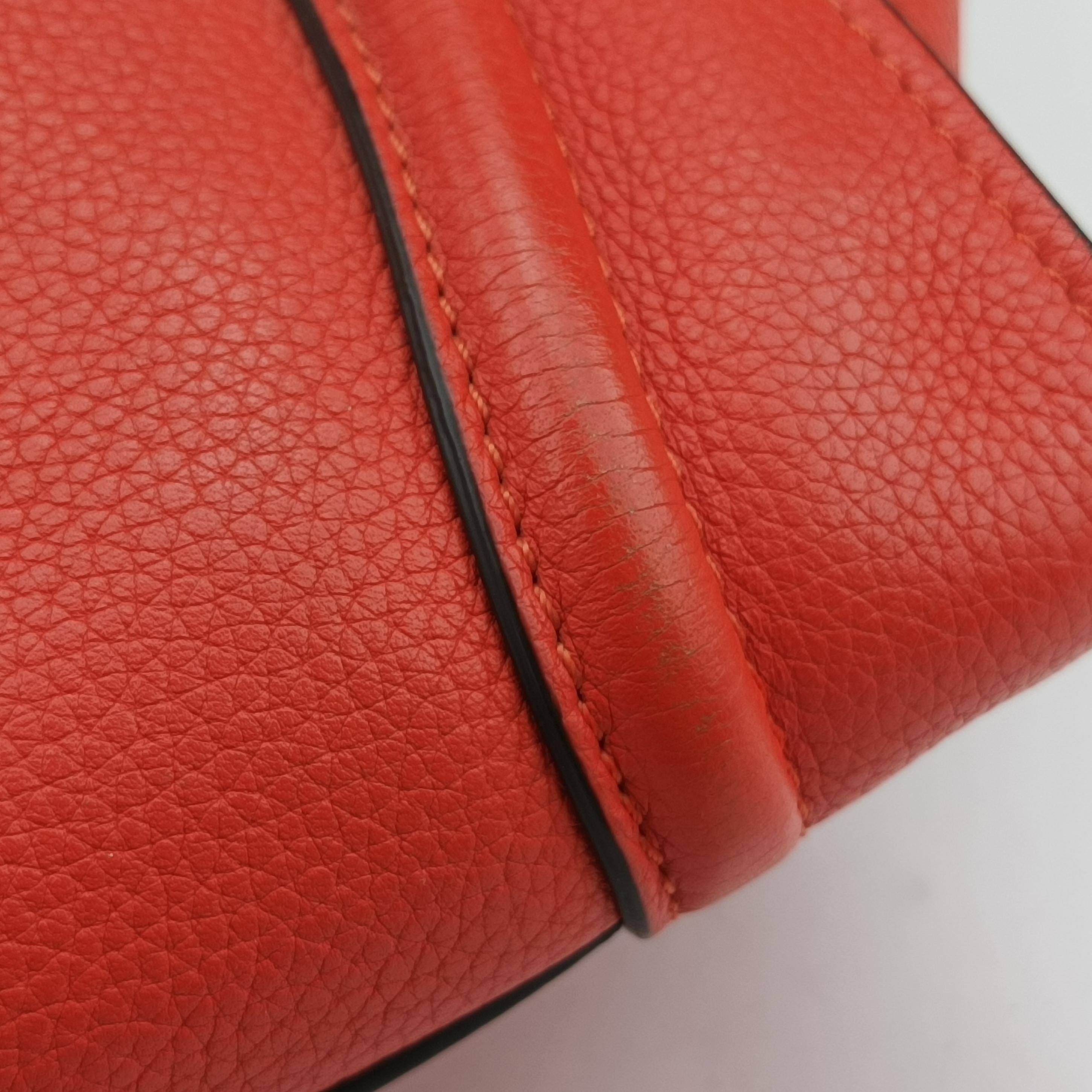 Luggage Mini Shopper Red Leather S-SA-0191 S-CU-1101ラゲージミニショッパー レッド レザー S-SA-0191 S-CU-1101