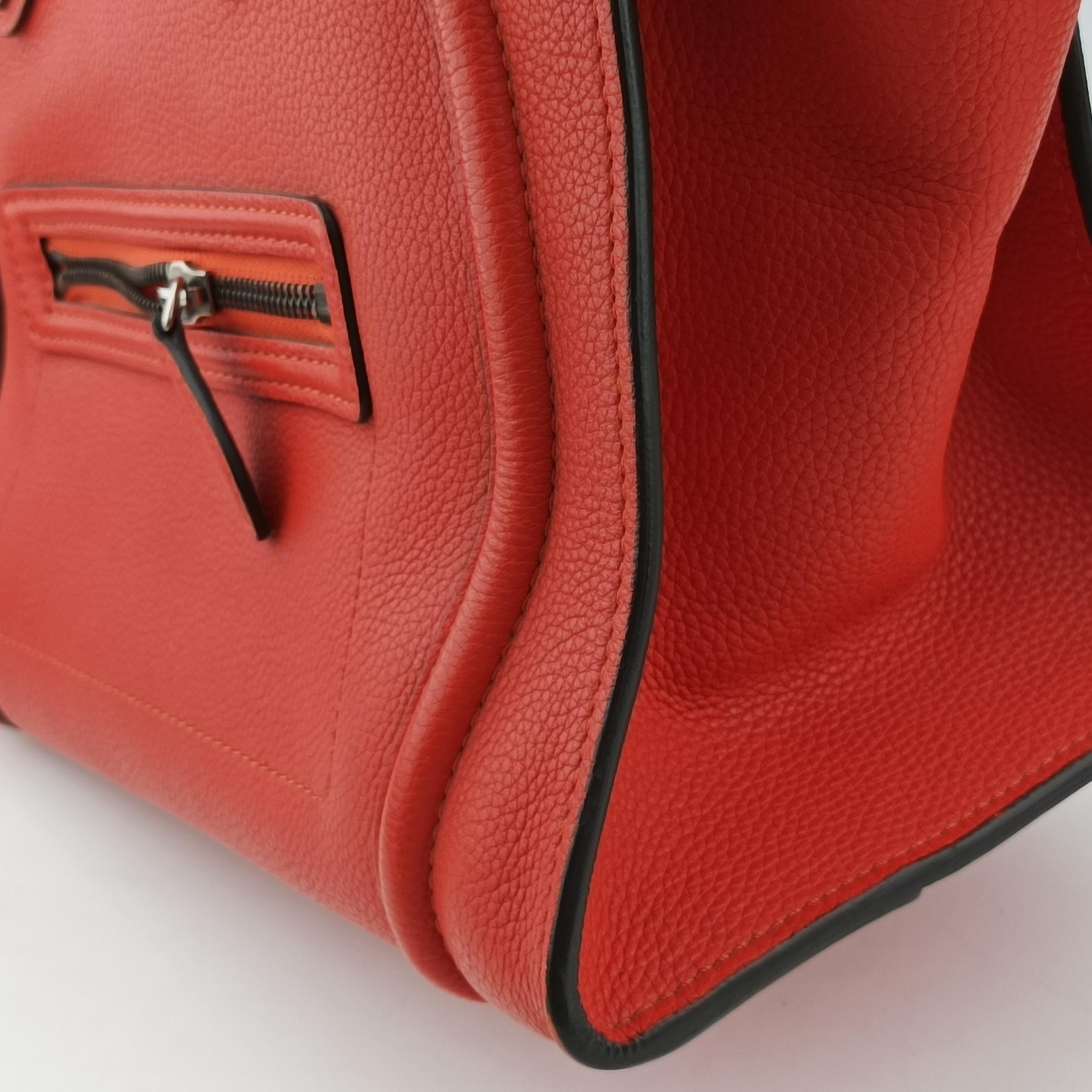 Luggage Mini Shopper Red Leather S-SA-0191 S-CU-1101ラゲージミニショッパー レッド レザー S-SA-0191 S-CU-1101