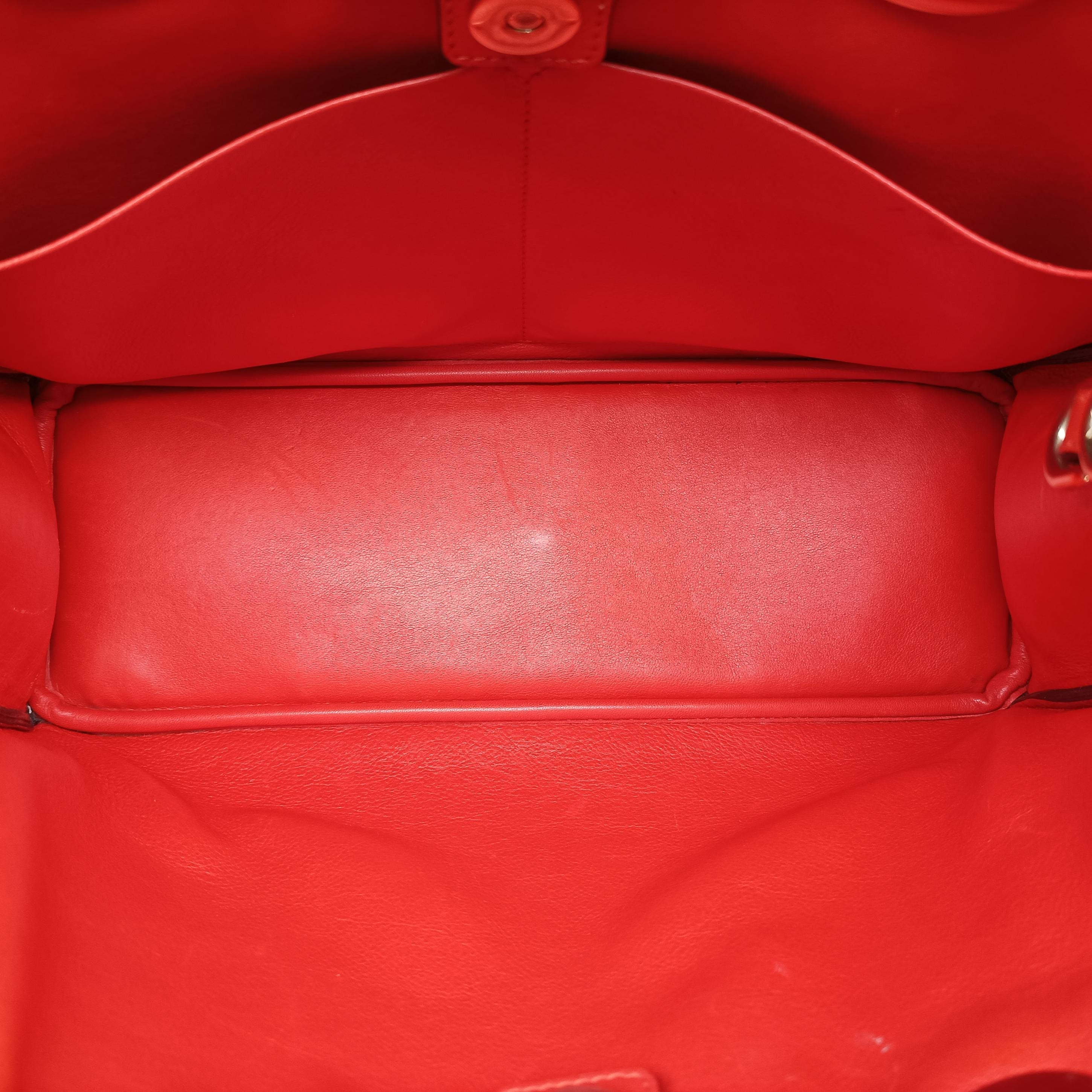 Diorissimo Rose Leather 19-MA-0143ディオリッシモ ローズ レッド レザー 19-MA-0143