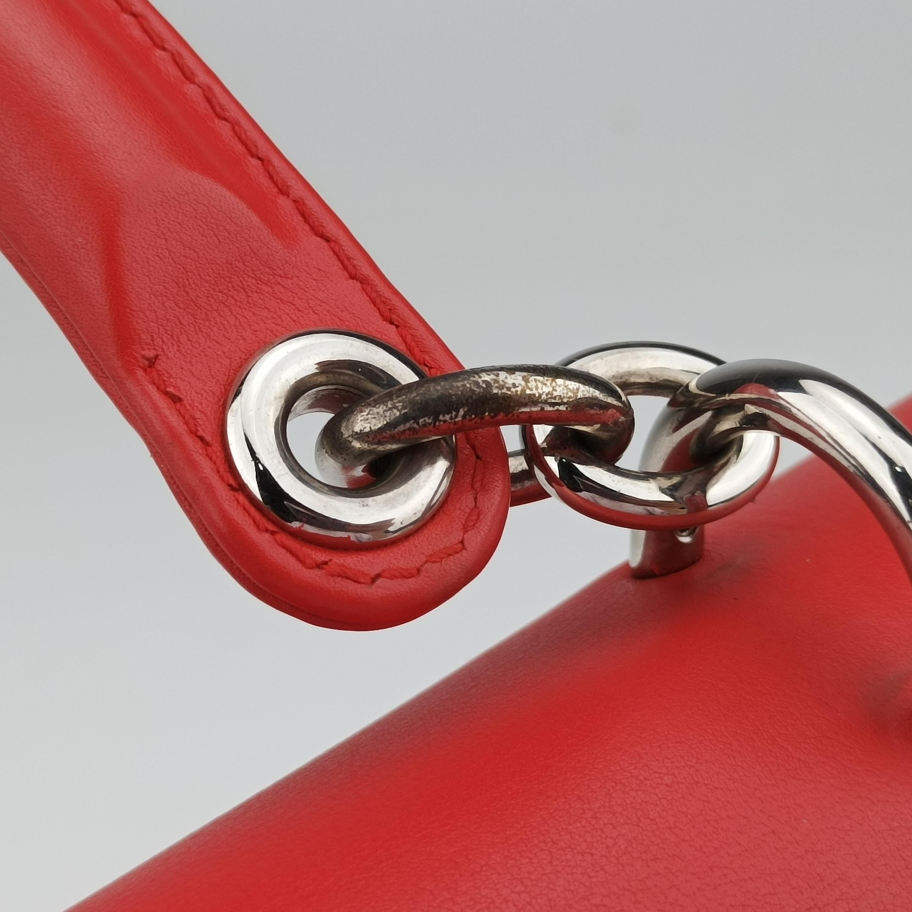 Be Dior Red Leather 19-MA-1104ビー ディオール レッド レザー 19-MA-1104