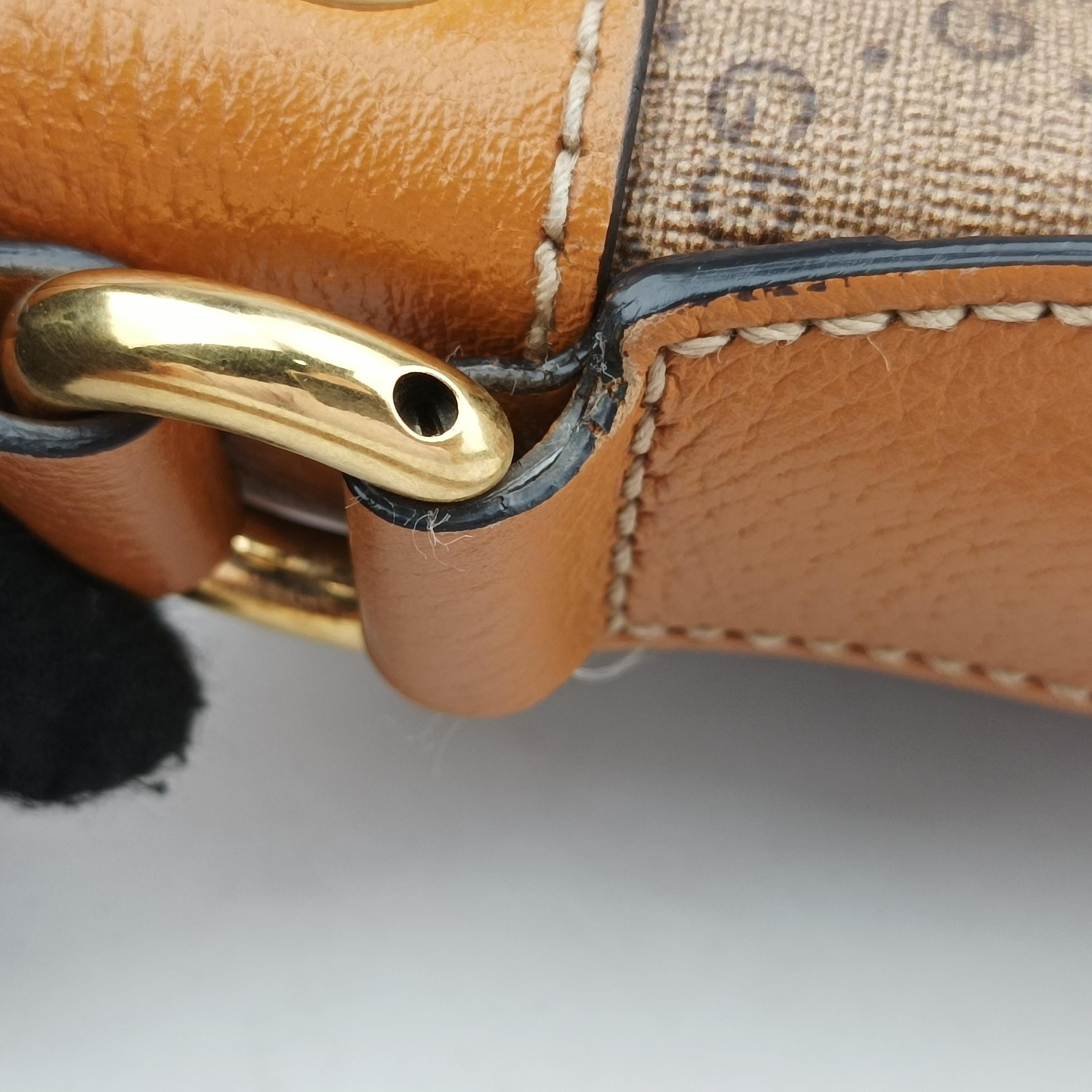 Micro GG/Small Bucket Bag Brown×Multicolour PVC coated canvas 602691 B031456558ミッキーマウス マイクロGG/スモールバケットバッグ ブラウン×マルチカラー PVCコーティングキャンバス 602691 B031456558