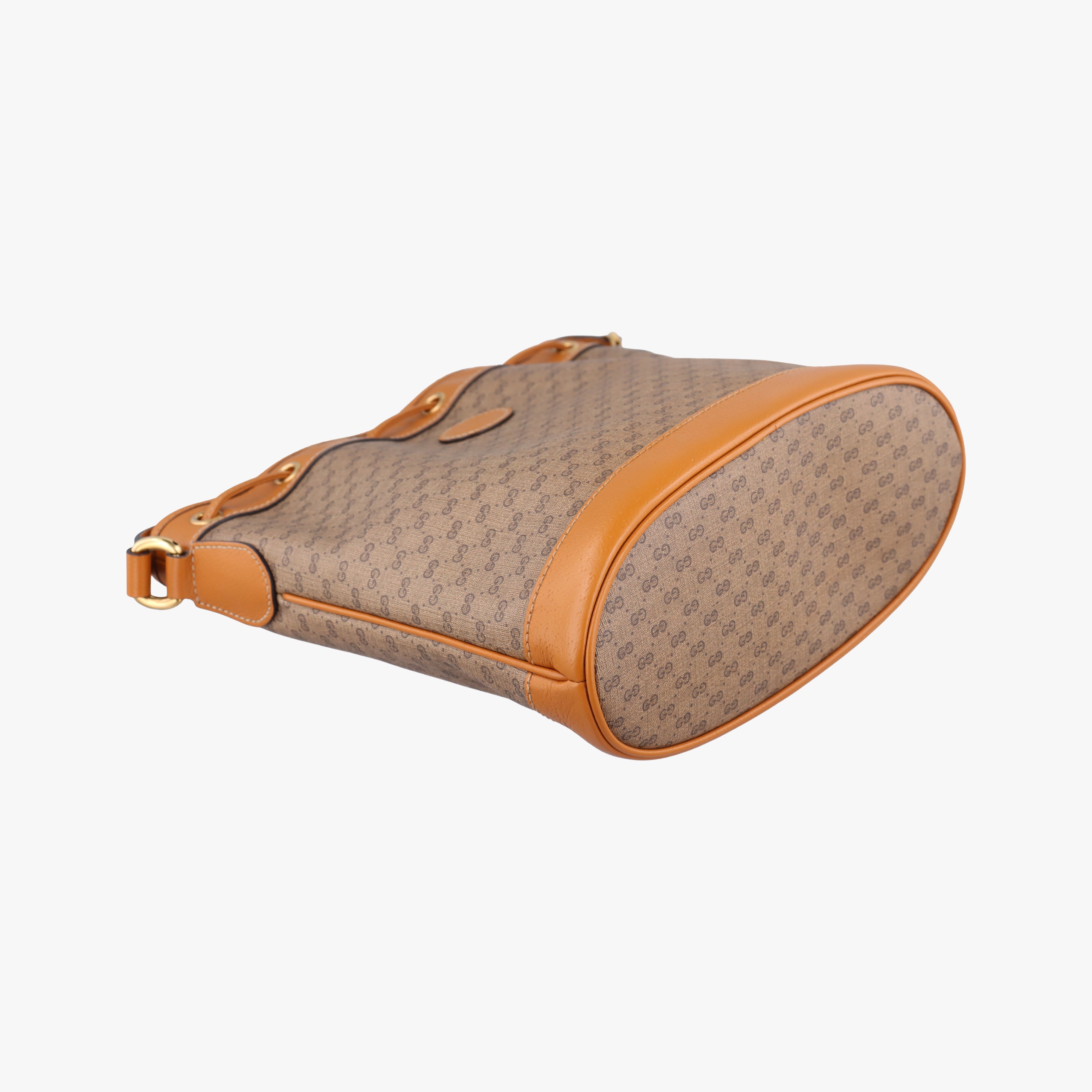 Micro GG/Small Bucket Bag Brown×Multicolour PVC coated canvas 602691 B031456558ミッキーマウス マイクロGG/スモールバケットバッグ ブラウン×マルチカラー PVCコーティングキャンバス 602691 B031456558