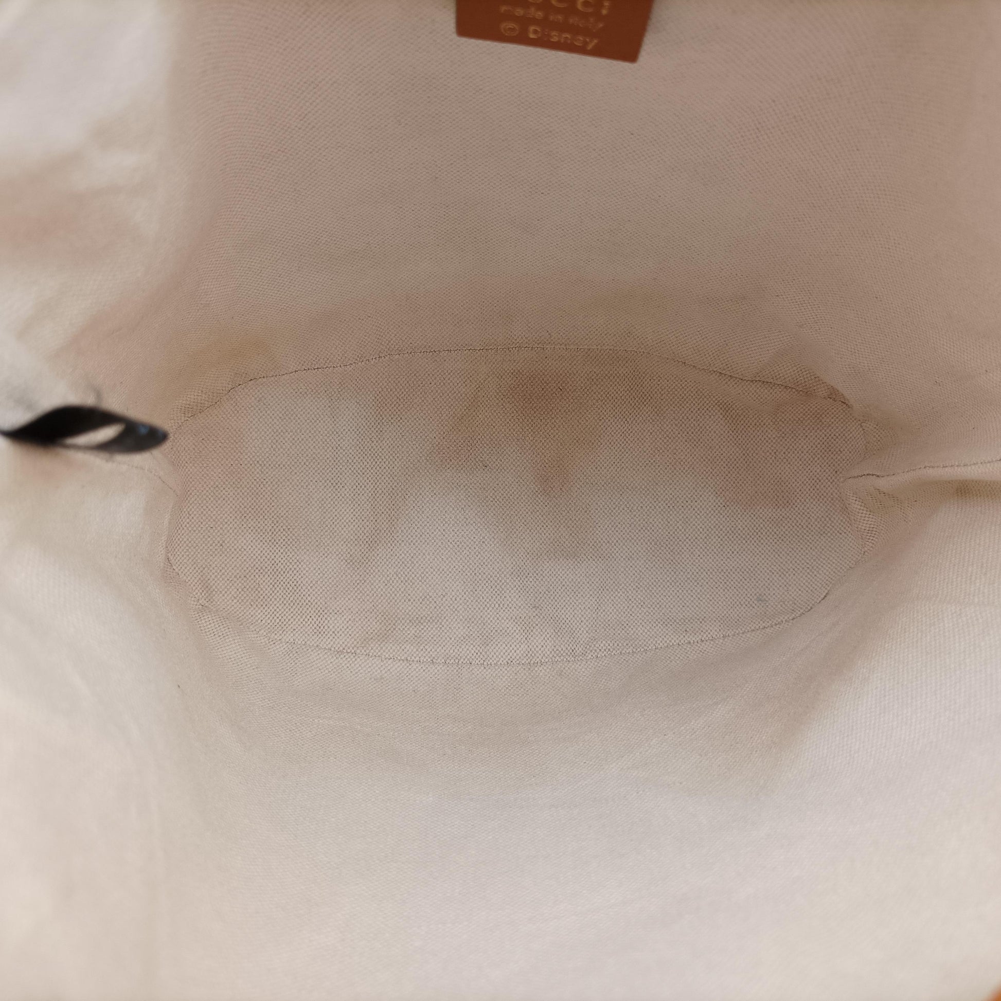 Micro GG/Small Bucket Bag Brown×Multicolour PVC coated canvas 602691 B031456558ミッキーマウス マイクロGG/スモールバケットバッグ ブラウン×マルチカラー PVCコーティングキャンバス 602691 B031456558