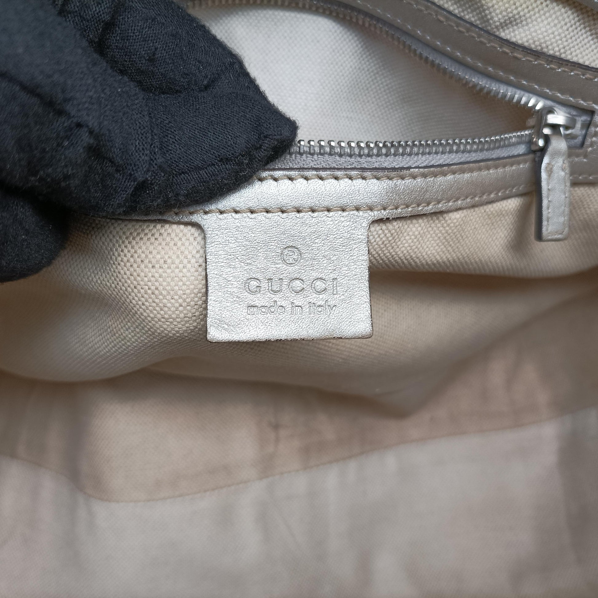 New Jackie Silver Leather 203494 C5418102ニュージャッキー シルバー レザー 203494 C5418102