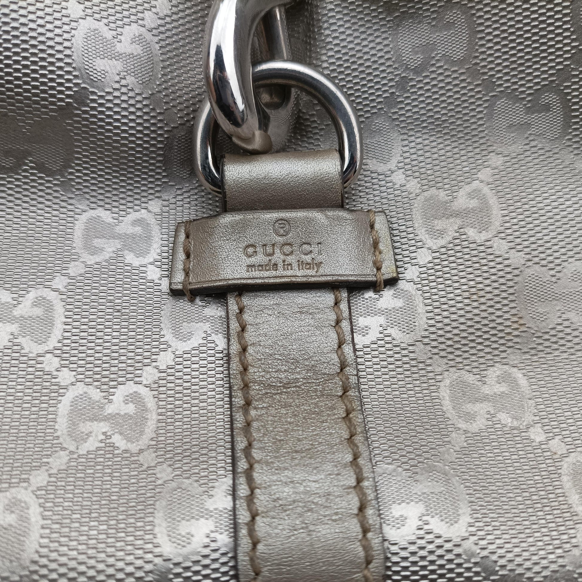 New Jackie Silver Leather 203494 C5418102ニュージャッキー シルバー レザー 203494 C5418102