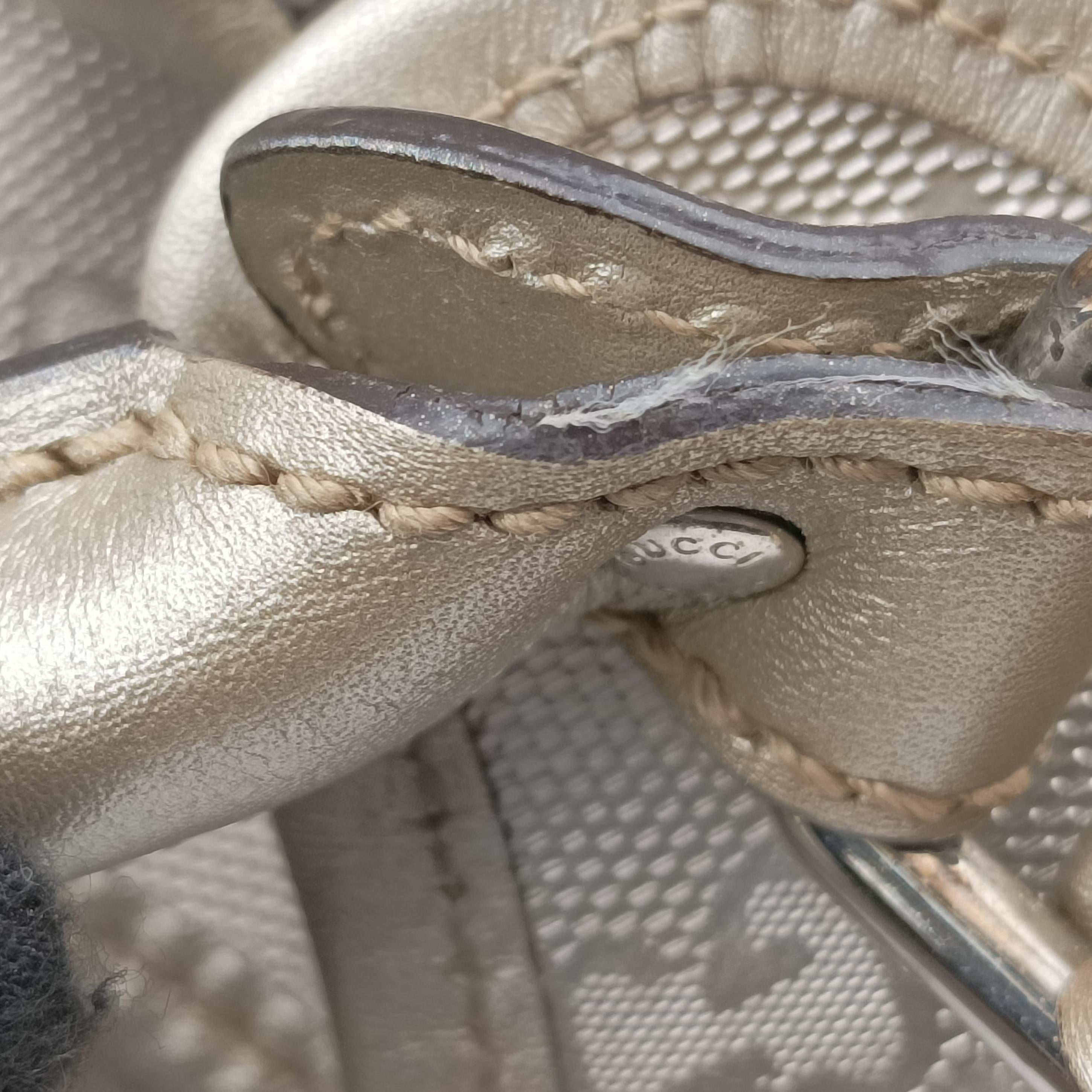 New Jackie Silver Leather 203494 C5418102ニュージャッキー シルバー レザー 203494 C5418102