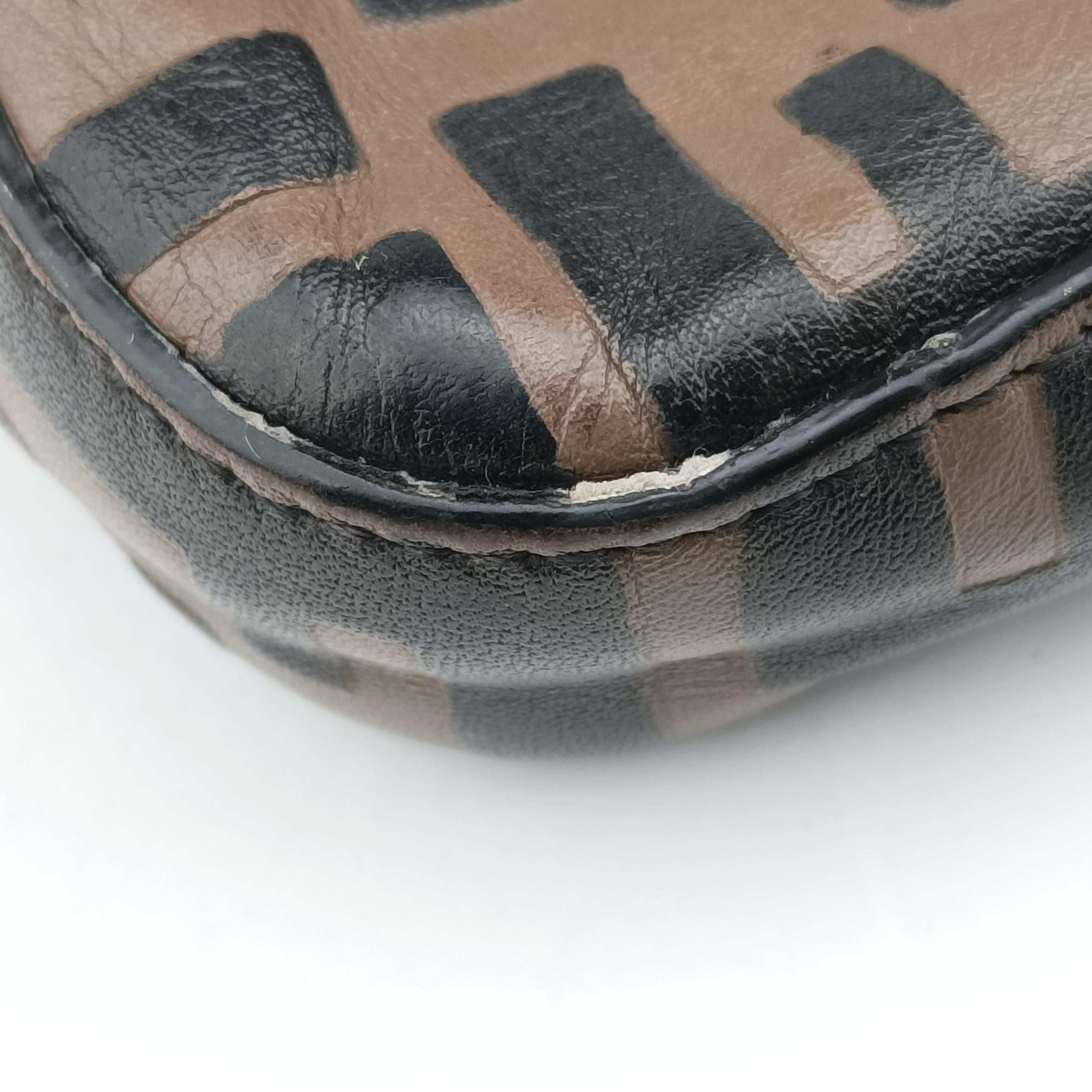 F is Zucca pattern Brown PVC coated canvas 8BS032 8BS032 AAFM 208-0059キャナイ エフ ブラウン PVCコーティングキャンバス 8BS032 8BS032 AAFM 208-0059