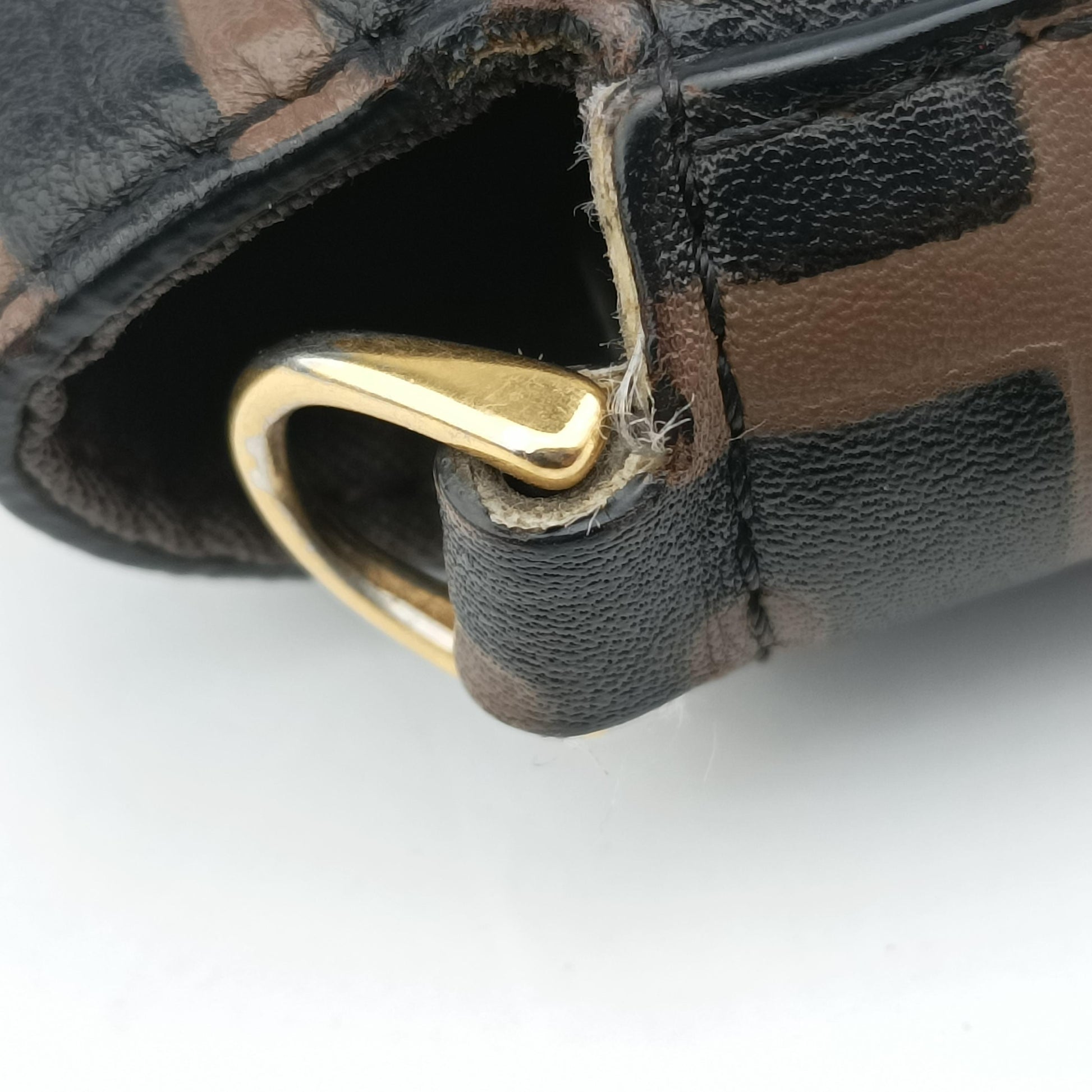 F is Zucca pattern Brown PVC coated canvas 8BS032 8BS032 AAFM 208-0059キャナイ エフ ブラウン PVCコーティングキャンバス 8BS032 8BS032 AAFM 208-0059