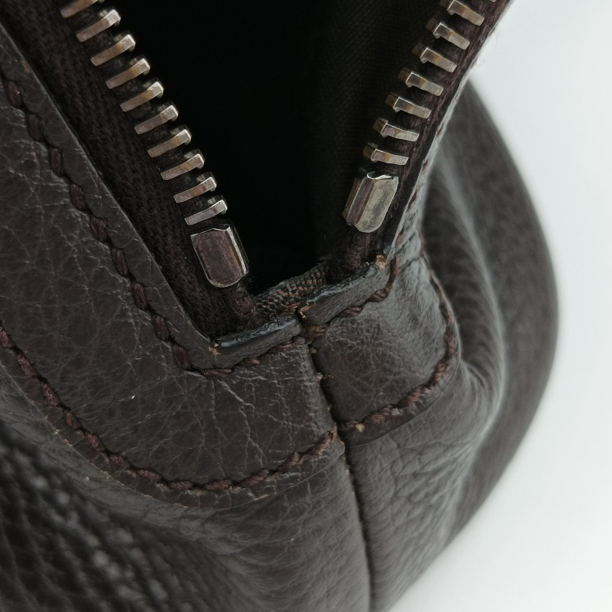 Microguccissima dome Brown leather 341504 H020206489マイクログッチシマ ブラウン レザー 341504 H020206489