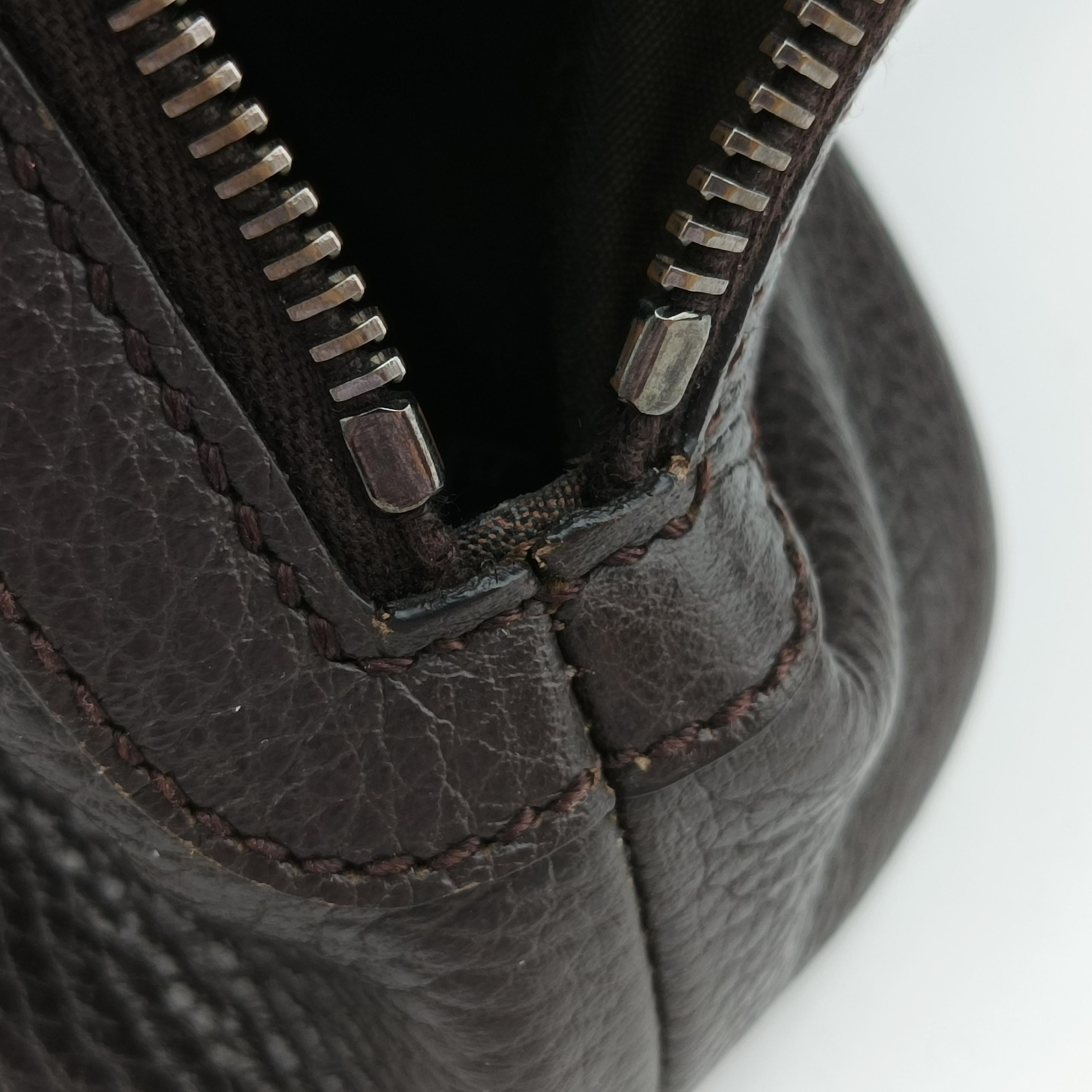 Microguccissima dome Brown leather 341504 H020206489マイクログッチシマ ブラウン レザー 341504 H020206489