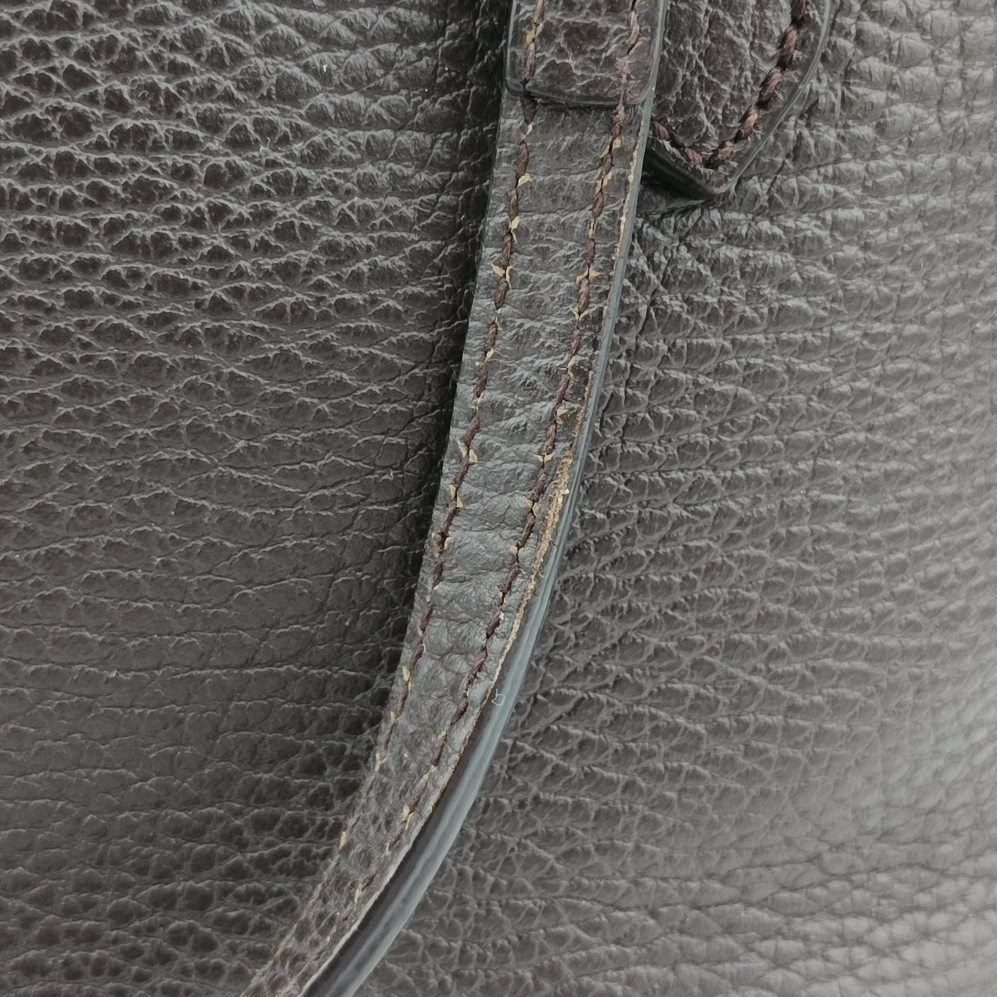 Microguccissima dome Brown leather 341504 H020206489マイクログッチシマ ブラウン レザー 341504 H020206489