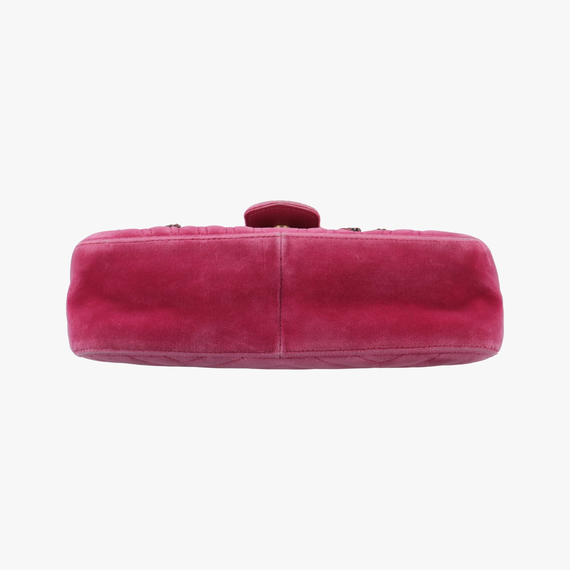 GG Marmont Rose Velour×Sequins 443497 F025673913GGマーモント ローズ レッド ベロア×スパンコール 443497 F025673913