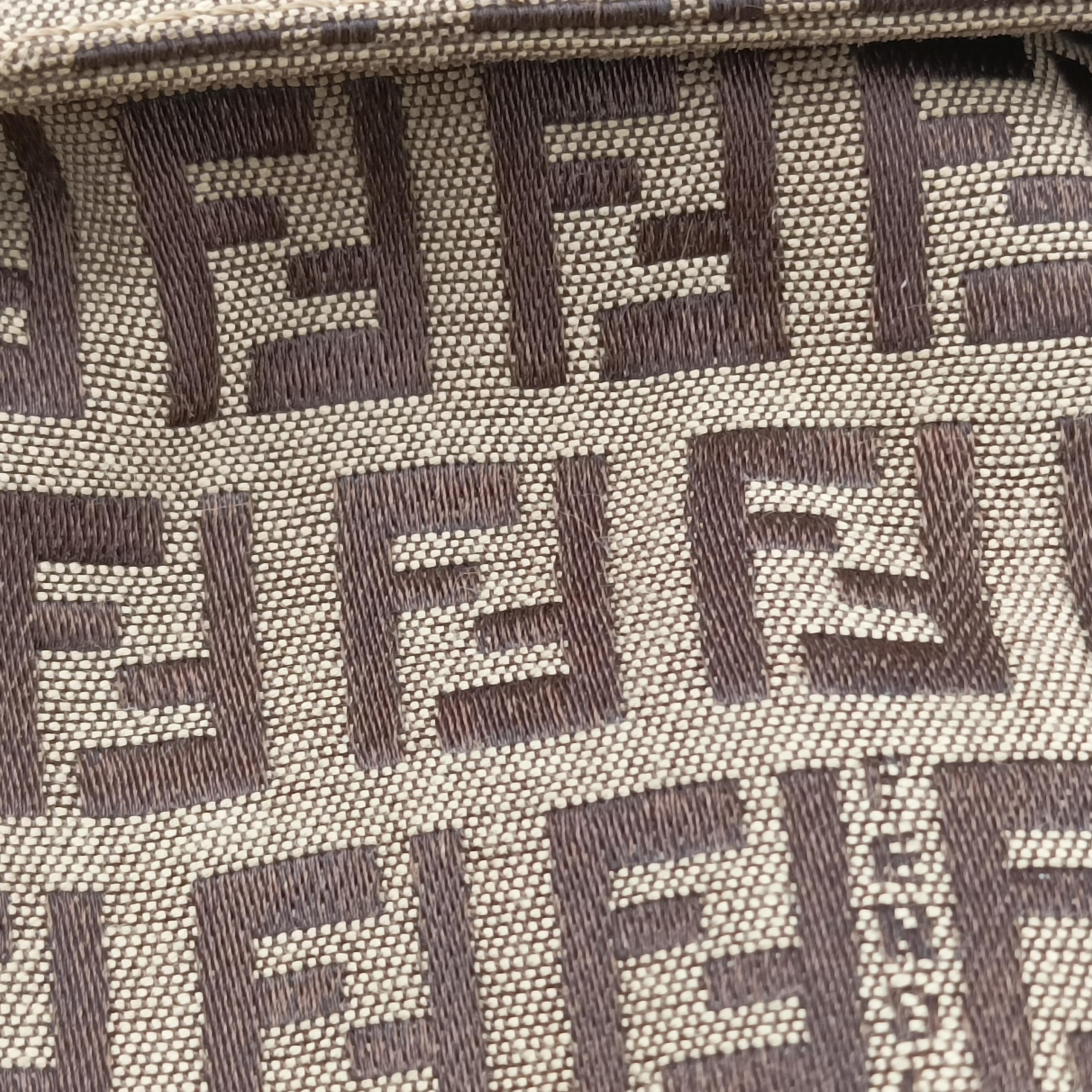 Baguette Zucchino Brown canvas 8BR001 2305/8BR001/VXS/078マンマバケット ズッキーノ柄 ブラウン キャンバス 8BR001 2305/8BR001/VXS/078