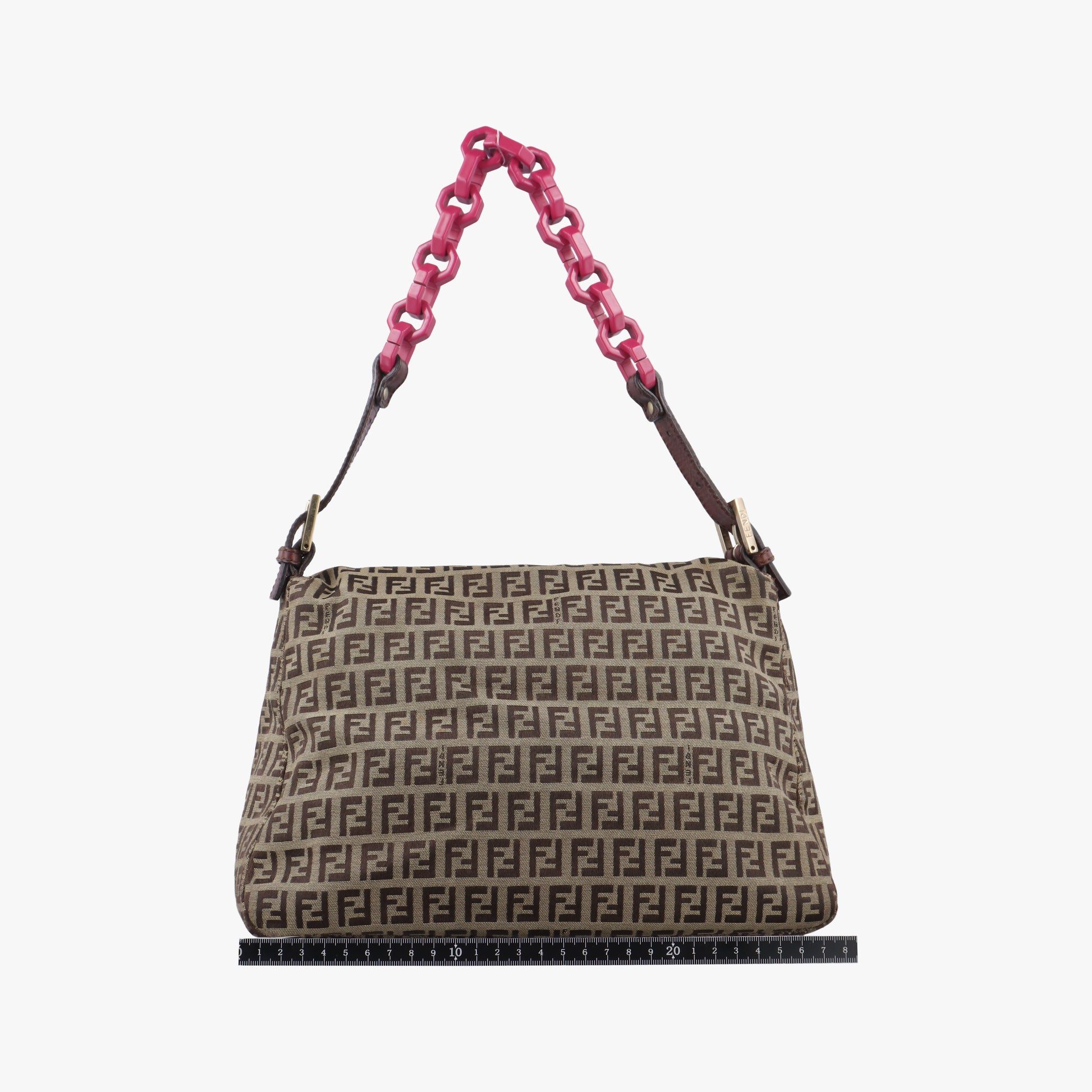 Baguette Zucchino Brown canvas 8BR001 2305/8BR001/VXS/078マンマバケット ズッキーノ柄 ブラウン キャンバス 8BR001 2305/8BR001/VXS/078