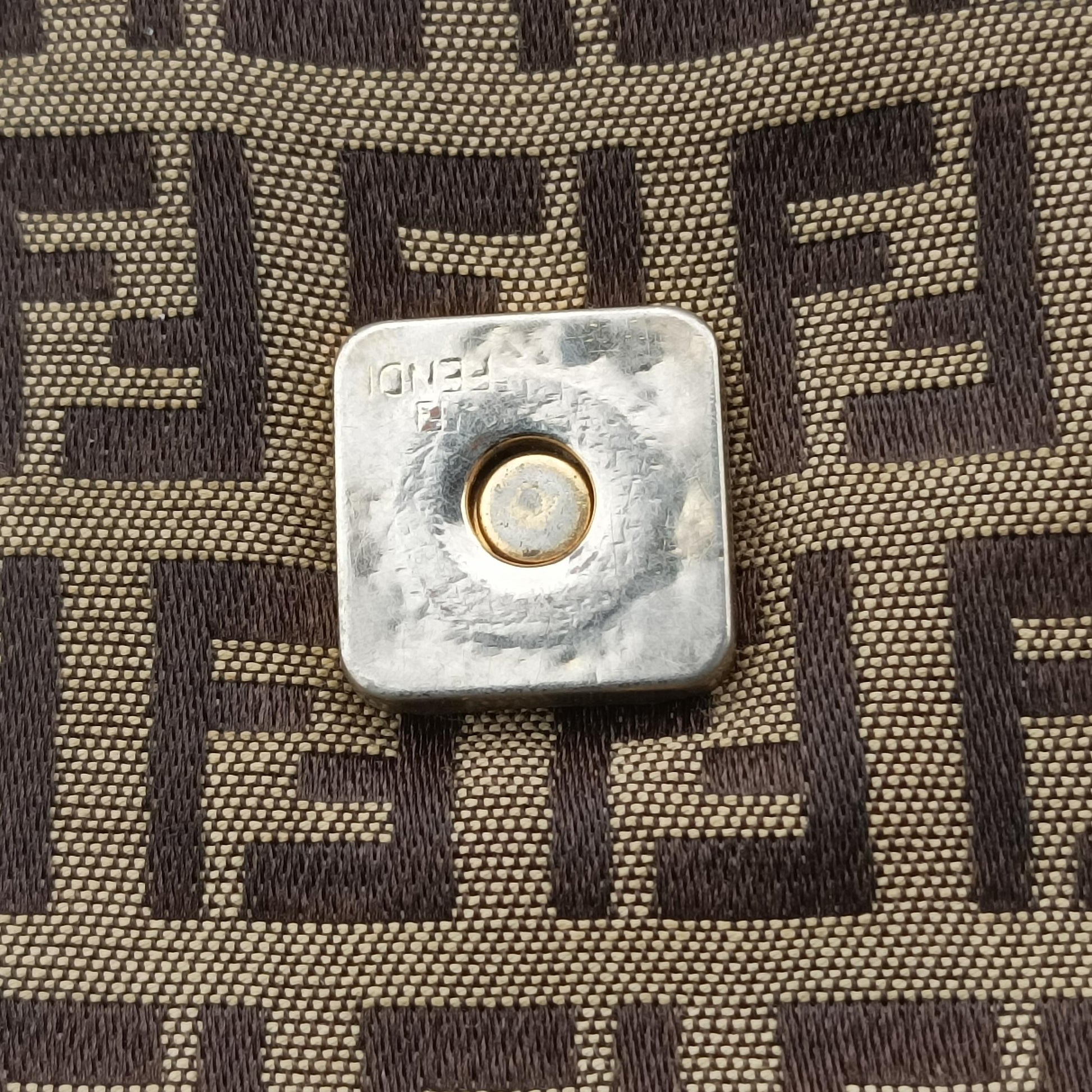 Baguette Zucchino Brown canvas 8BR001 2305/8BR001/VXS/078マンマバケット ズッキーノ柄 ブラウン キャンバス 8BR001 2305/8BR001/VXS/078