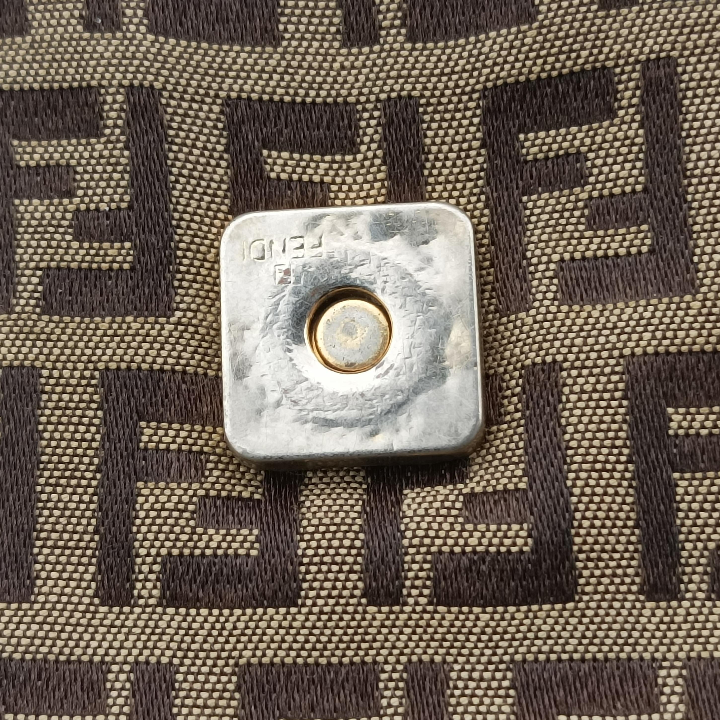 Baguette Zucchino Brown canvas 8BR001 2305/8BR001/VXS/078マンマバケット ズッキーノ柄 ブラウン キャンバス 8BR001 2305/8BR001/VXS/078