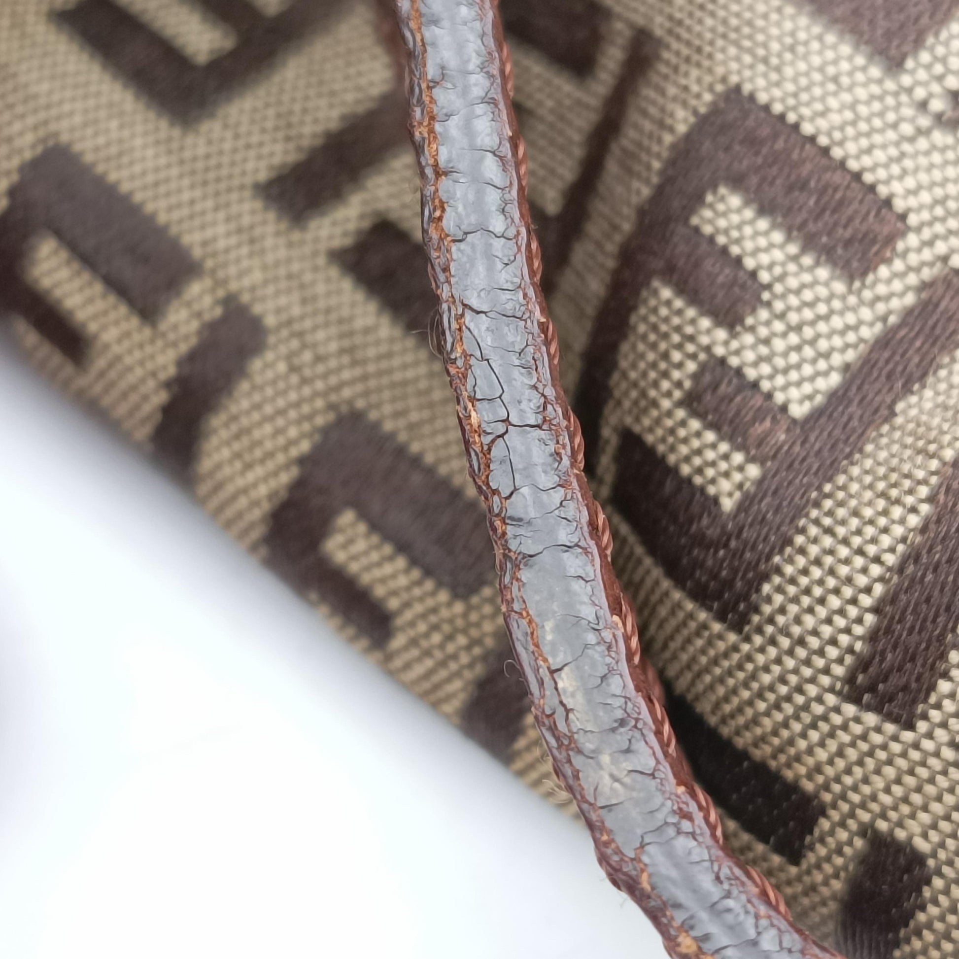 Baguette Zucchino Brown canvas 8BR001 2305/8BR001/VXS/078マンマバケット ズッキーノ柄 ブラウン キャンバス 8BR001 2305/8BR001/VXS/078