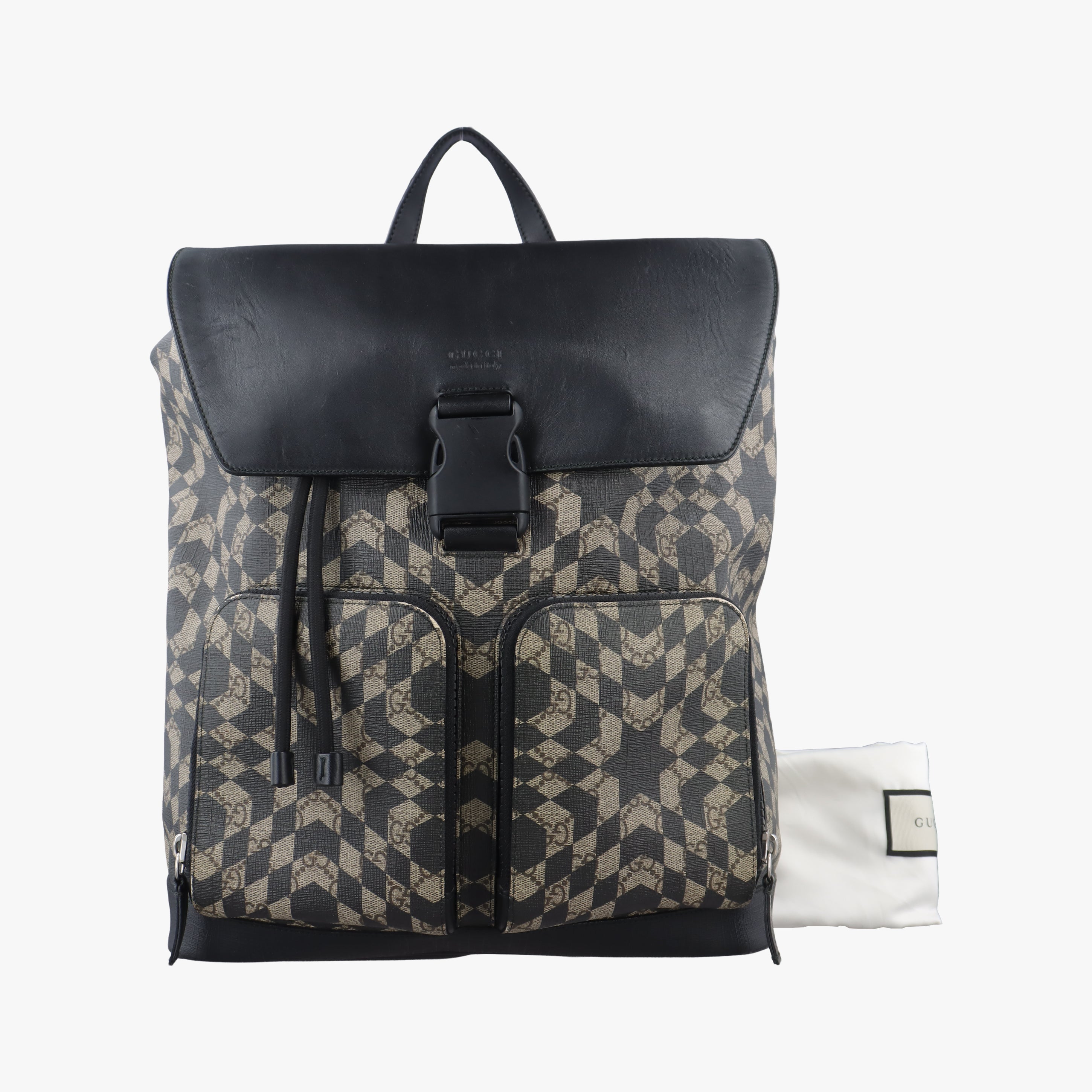 GG Kaleido Multicolour PVC coated canvas×Leather 406369 B019285983GGカレイド マルチカラー PVCコーティングキャンバス×レザー 406369 B019285983