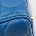 Lady Dior Blue lambskin 16-BO-0154レディディオール ブルー ラムスキン 16-BO-0154