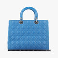 Lady Dior Blue lambskin 16-BO-0154レディディオール ブルー ラムスキン 16-BO-0154