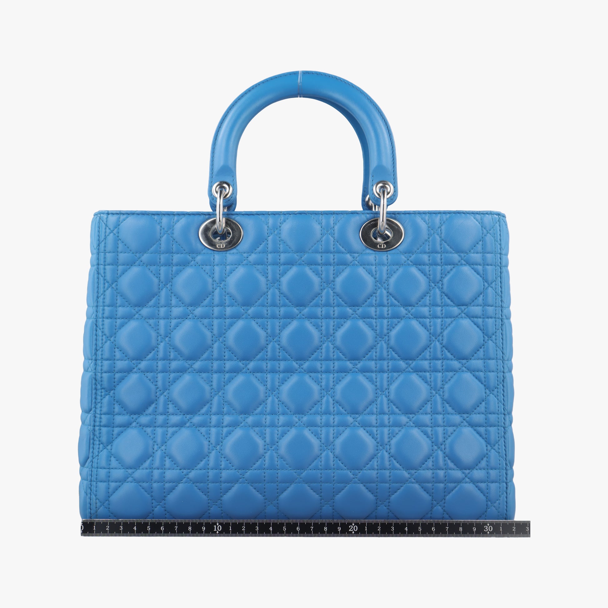 Lady Dior Blue lambskin 16-BO-0154レディディオール ブルー ラムスキン 16-BO-0154