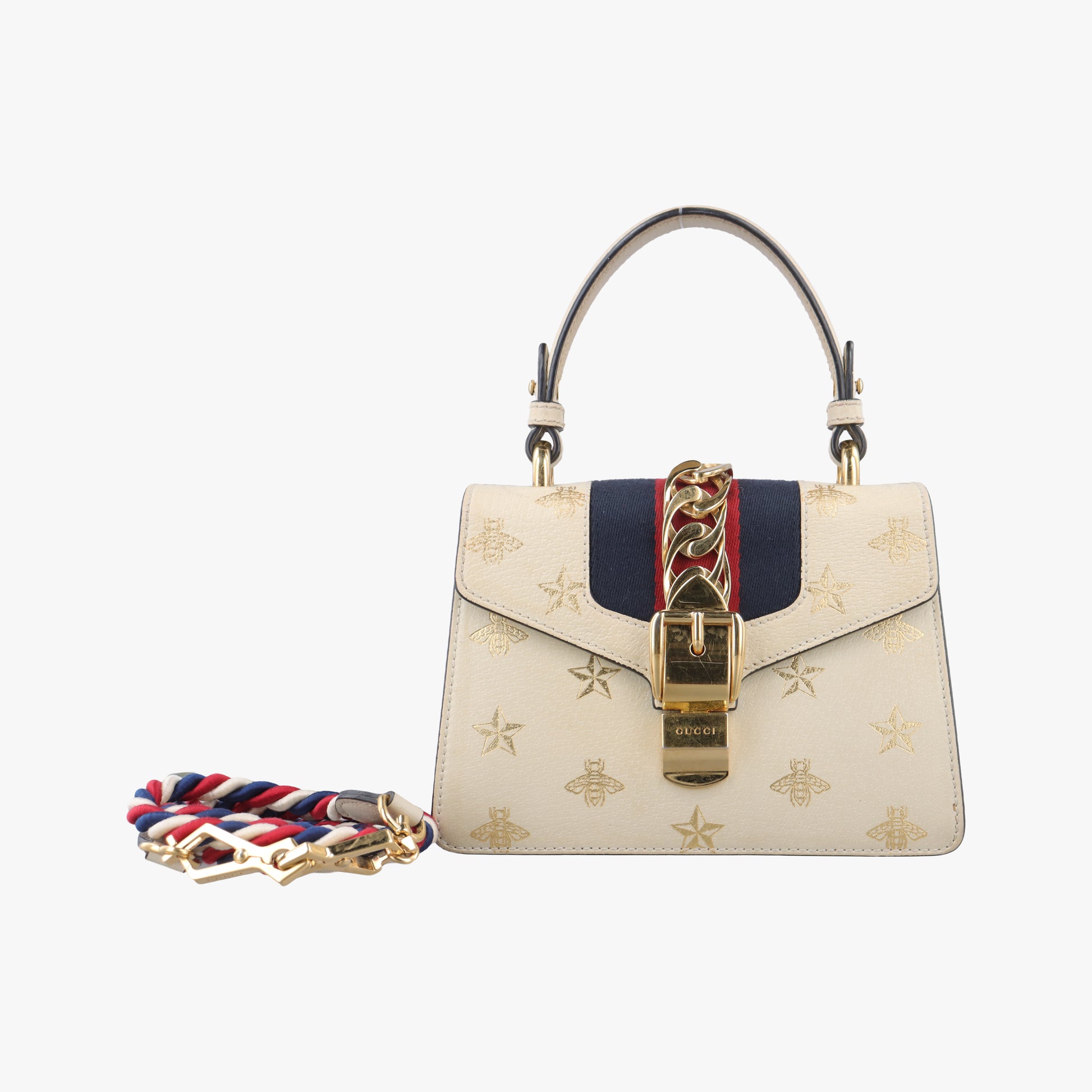 Sylvie White Leather 470270 C033519978シルヴィ ホワイト レザー 470270 C033519978