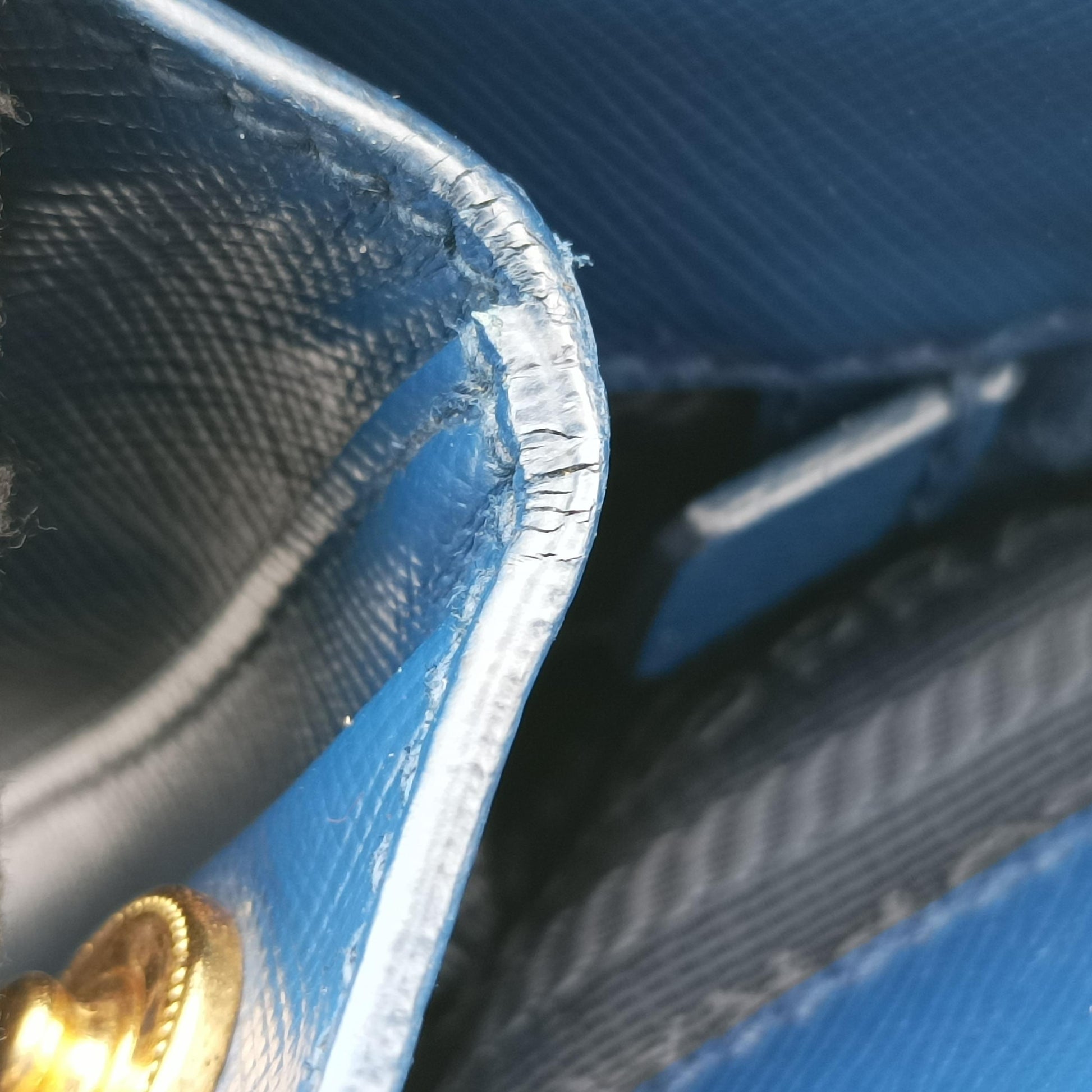 Galleria Blue SAFFIANO Leather BN2274 7/R 165ガレリア ブルー サフィアーノレザー BN2274 7/R 165