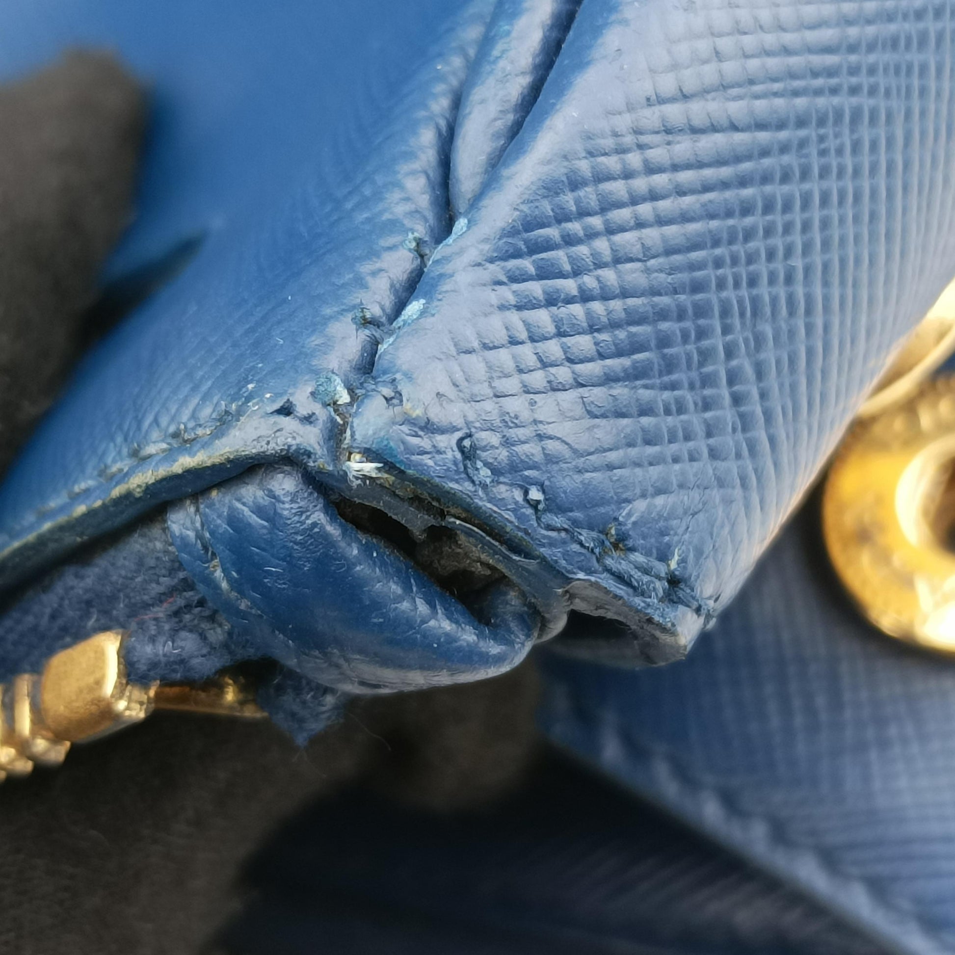 Galleria Blue SAFFIANO Leather BN2274 7/R 165ガレリア ブルー サフィアーノレザー BN2274 7/R 165