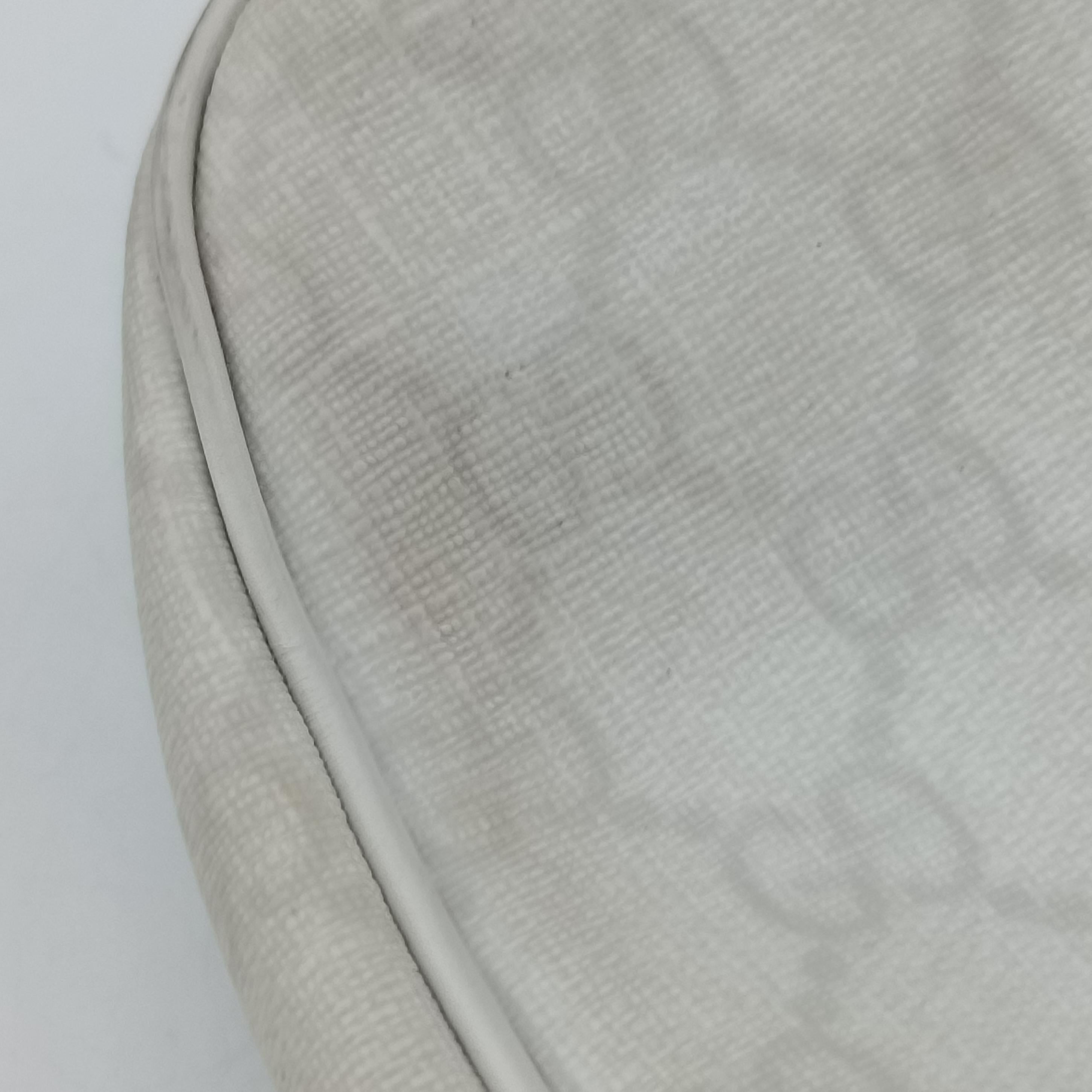 GG Supreme GG Plus Small Web Hobo White PVC coated canvas 263757 B9225801GGスプリーム GGプラス ウェブ ホーボー ホワイト PVCコーティングキャンバス 263757 B9225801