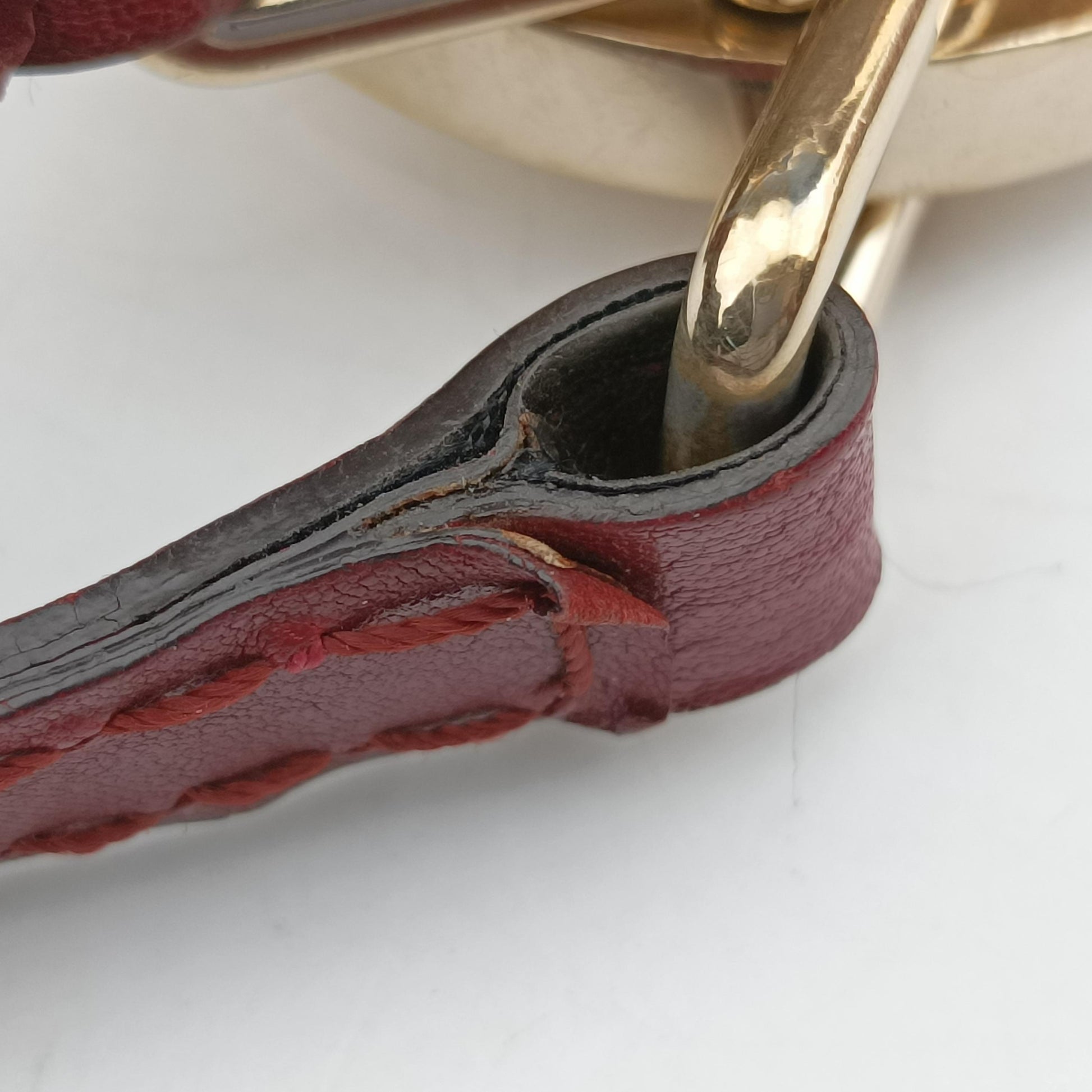 Charlotte Beige×Red canvas x leather 203503 E6351917シャーロット ベージュ×レッド キャンバス×レザー 203503 E6351917