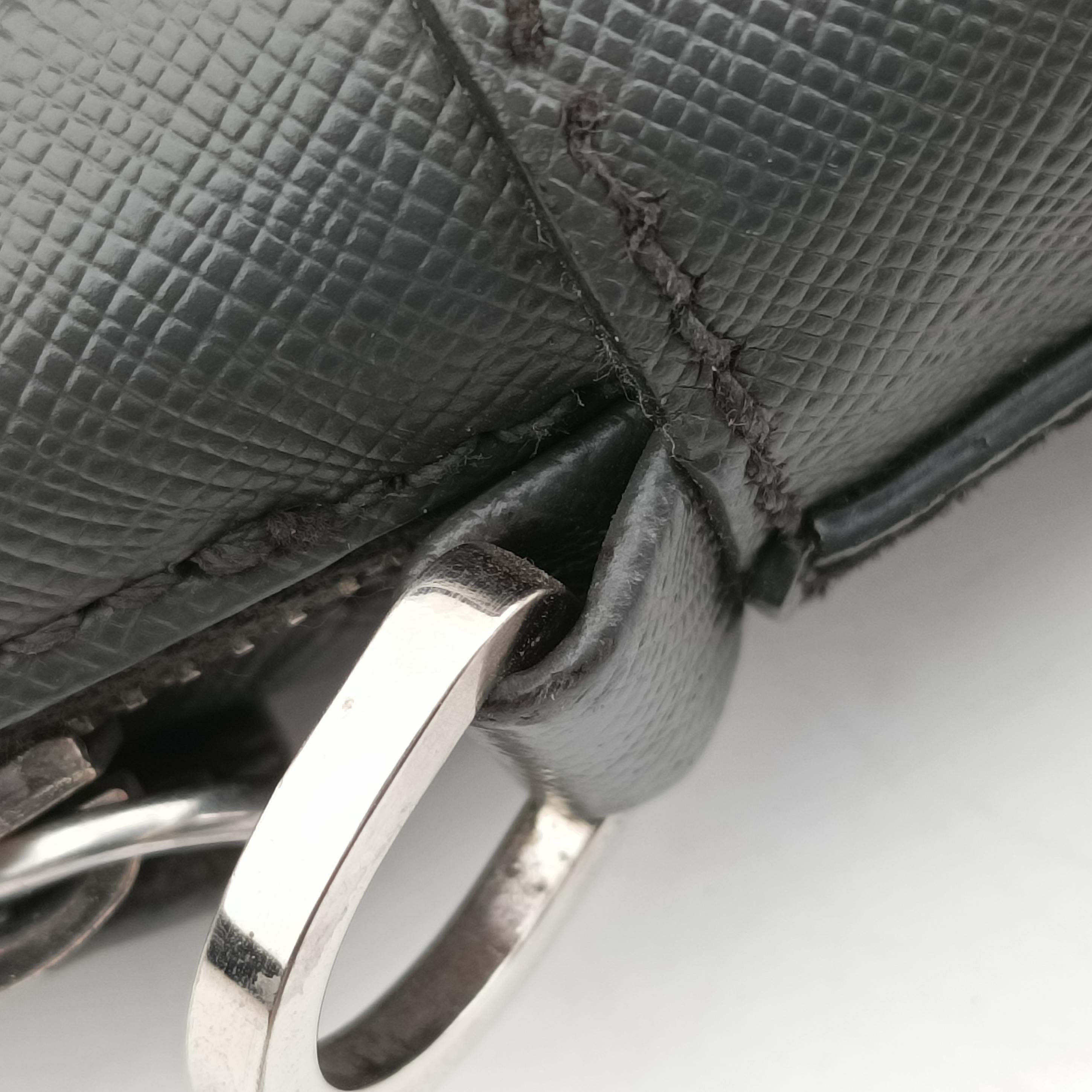 Business Briefcase Grey SAFFIANO Leather 2VE011 208ビジネス ブリーフケース グレー サフィアーノレザー 2VE011 208