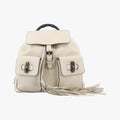 Bamboo fringe tassel White Leather 370833 B017268552バンブー ホワイト レザー 370833 B017268552