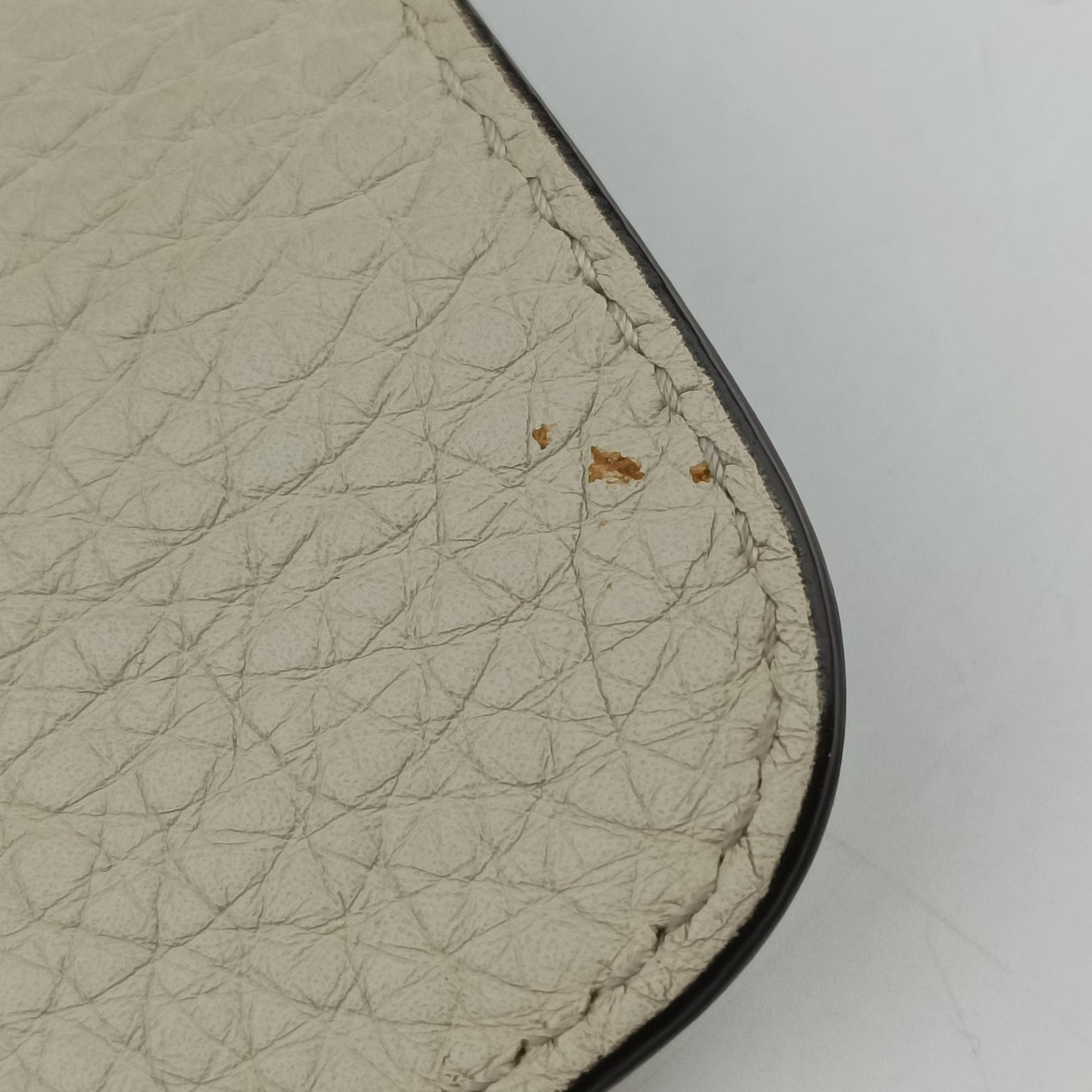 Bamboo fringe tassel White Leather 370833 B017268552バンブー ホワイト レザー 370833 B017268552