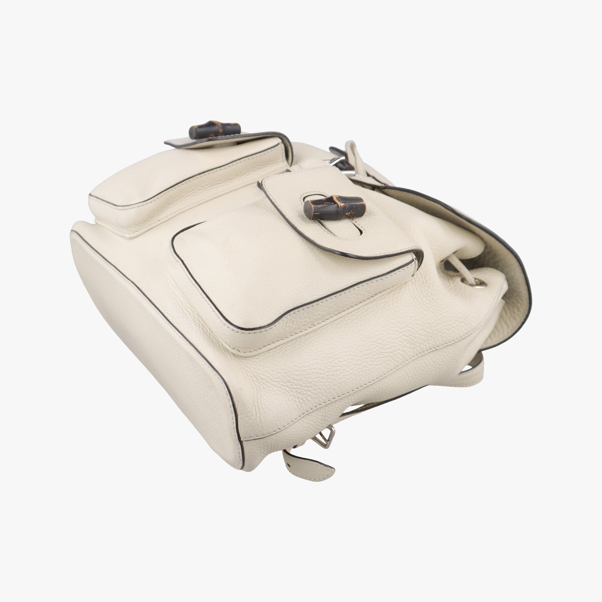 Bamboo fringe tassel White Leather 370833 B017268552バンブー ホワイト レザー 370833 B017268552