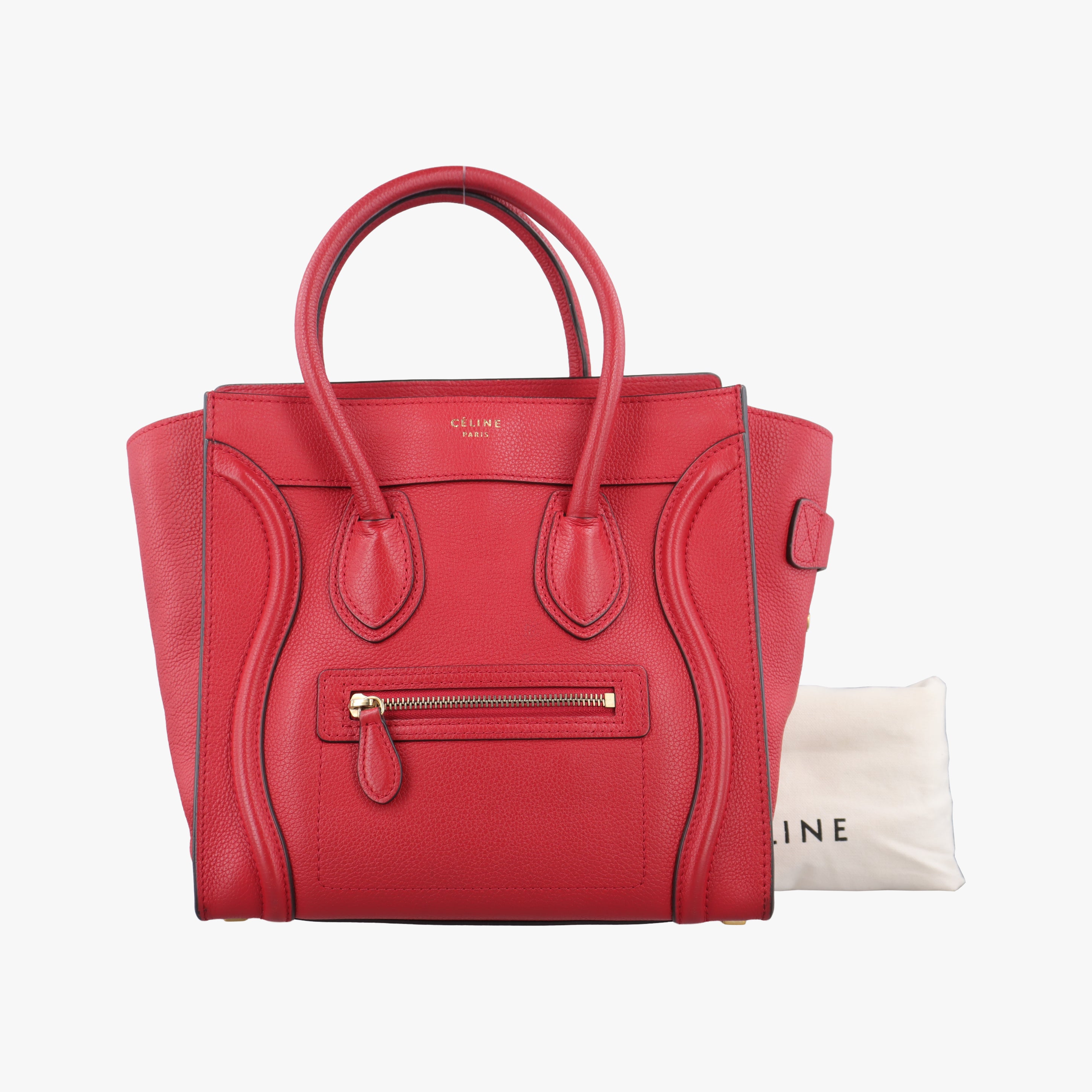 Luggage Micro shopper Red Leather S-CU-0123 S-SA-1102ラゲージマイクロショッパー レッド レザー S-CU-0123 S-SA-1102